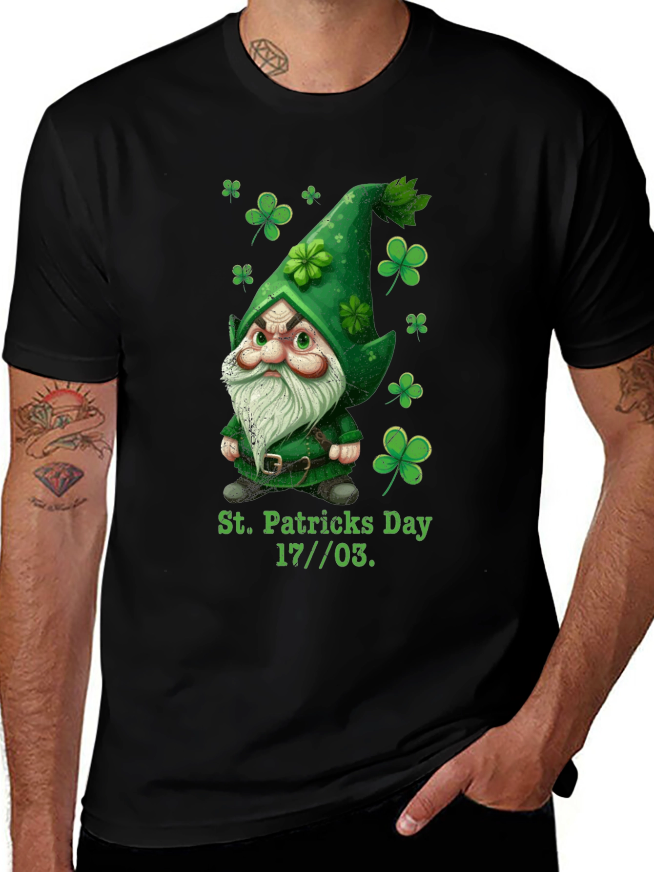 St. Patricks Day Gnome Graphic Tee