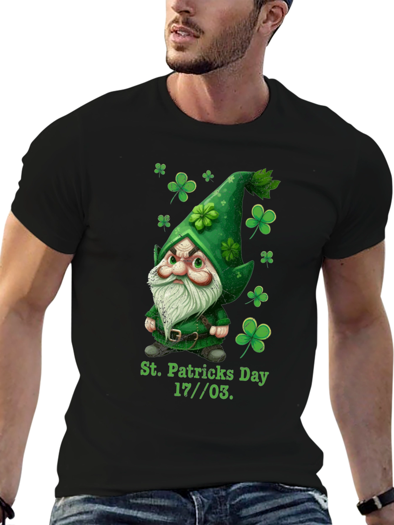 St. Patricks Day Gnome Graphic Tee