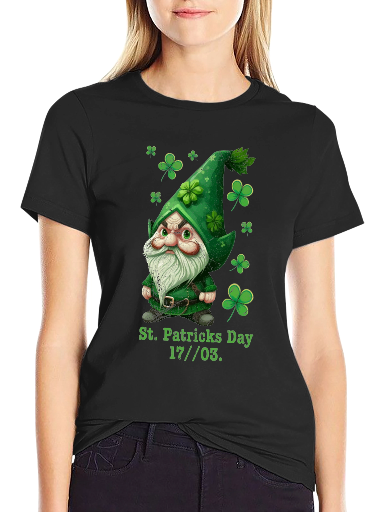 St. Patricks Day Gnome Graphic Tee