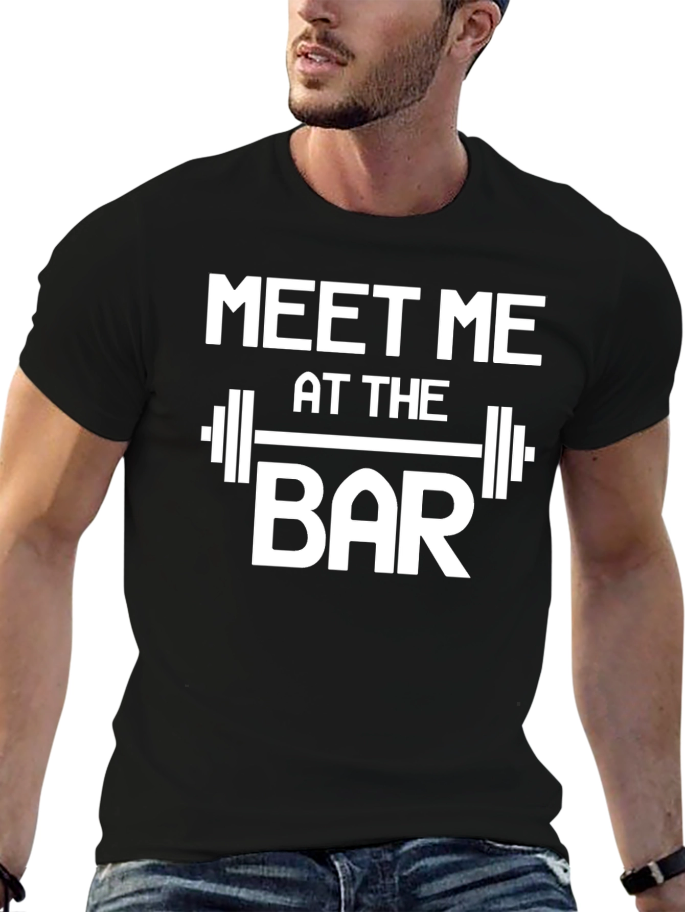 Meet Me at The Bar T-Shirt Gym Workout