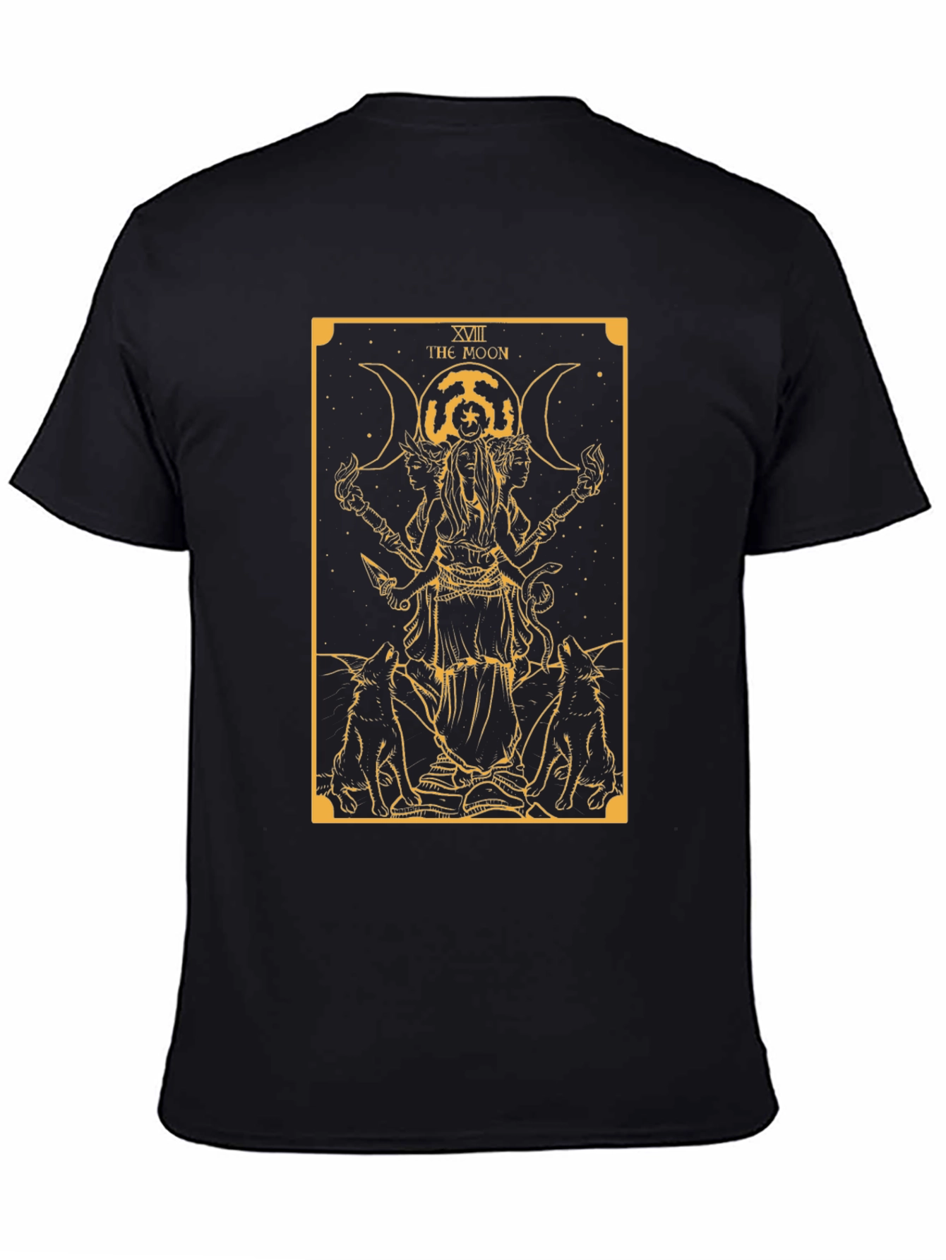 The Moon Tarot Card T-Shirt