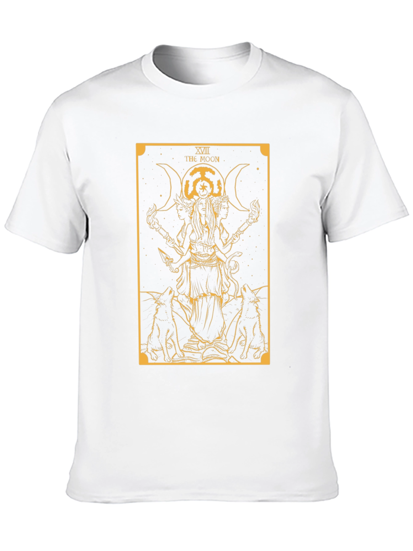 The Moon Tarot Card T-Shirt