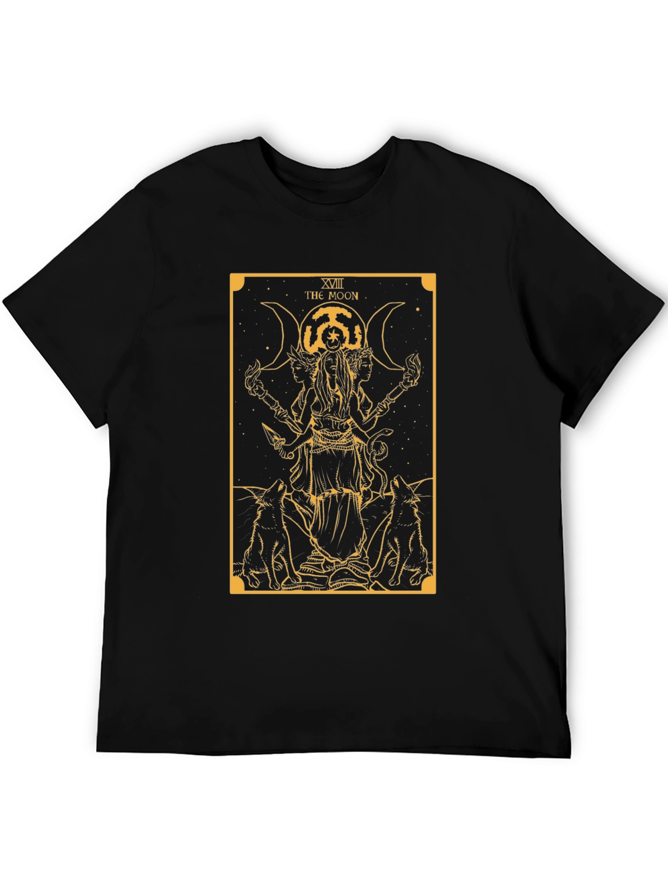 The Moon Tarot Card T-Shirt
