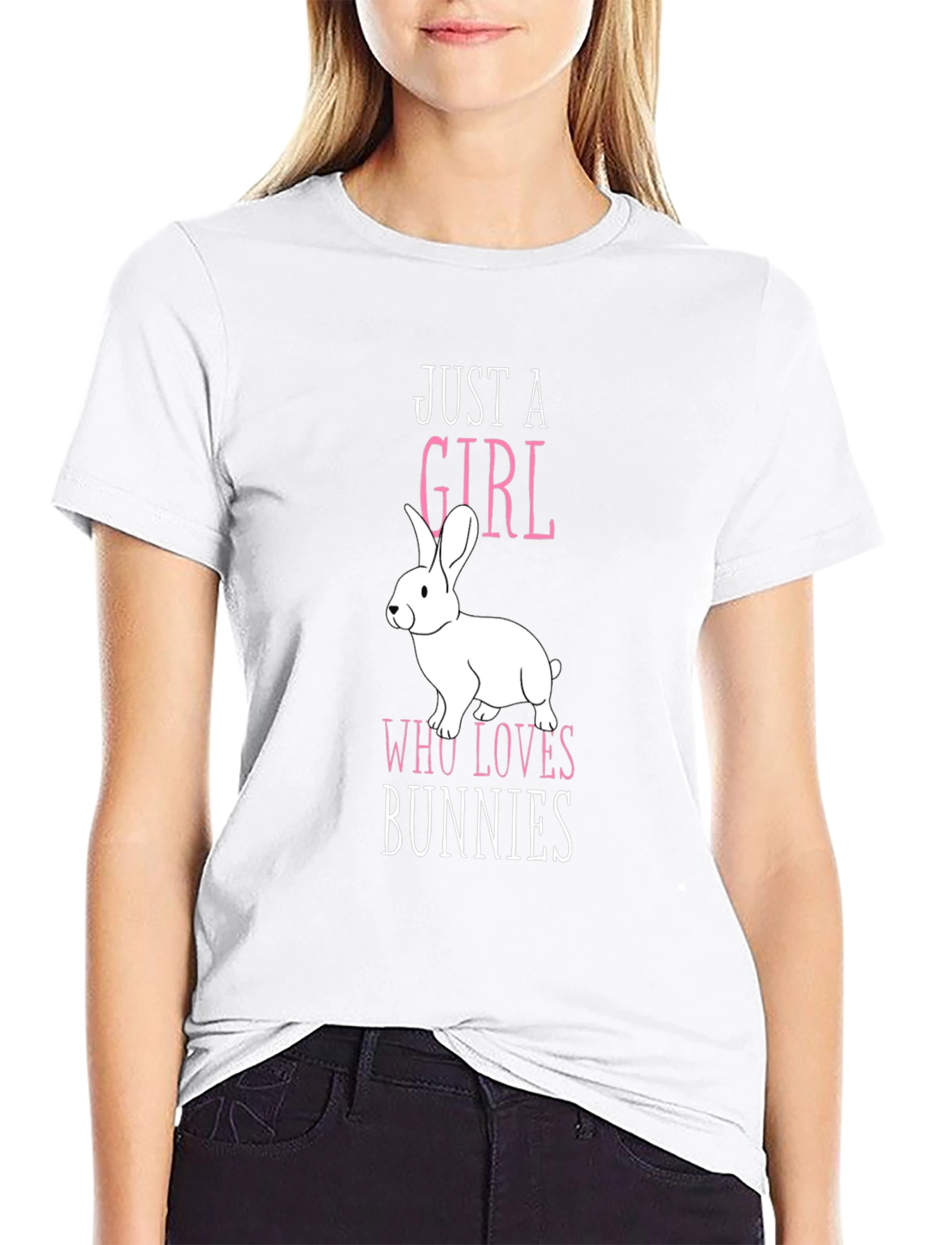 Just a Girl Who Loves Bunnies T-Shirt