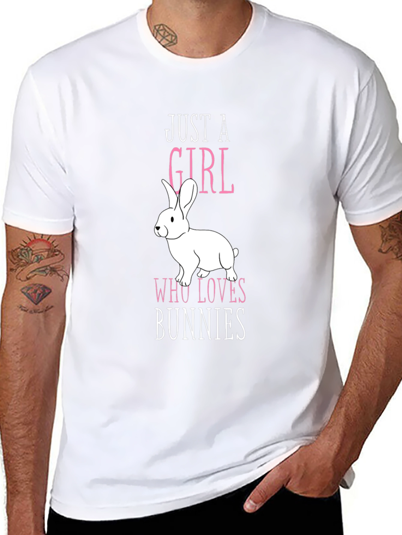 Just a Girl Who Loves Bunnies T-Shirt