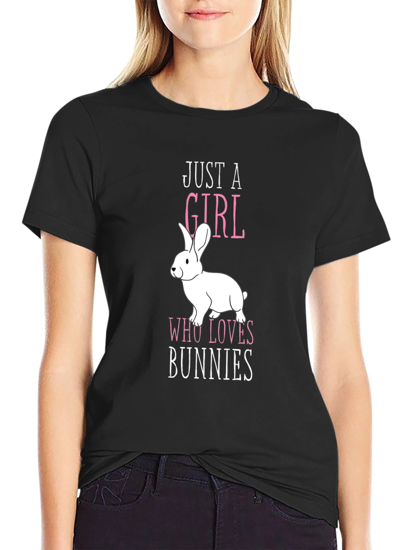 Just a Girl Who Loves Bunnies T-Shirt