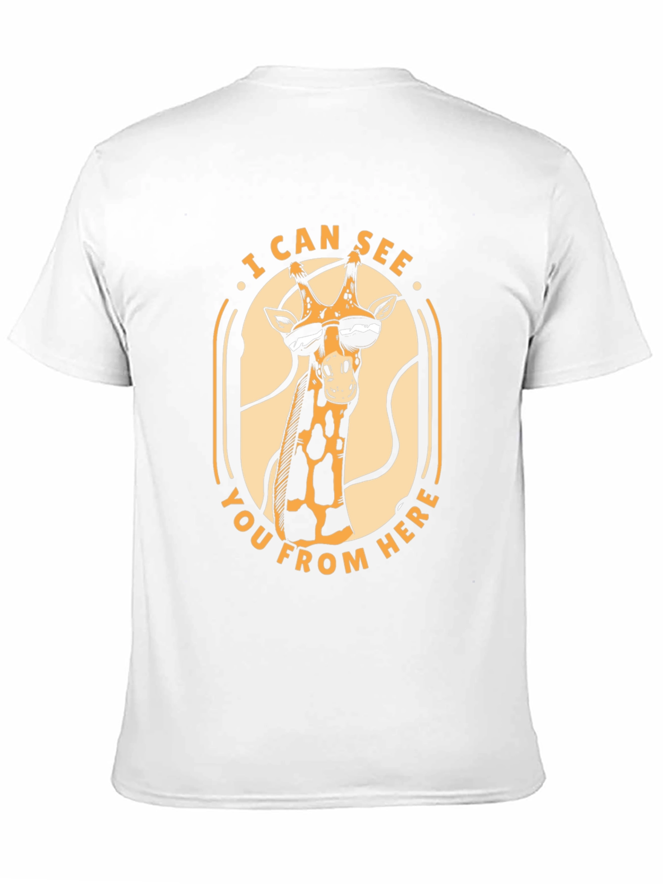 Cool Giraffe Graphic Tee - I Can See You