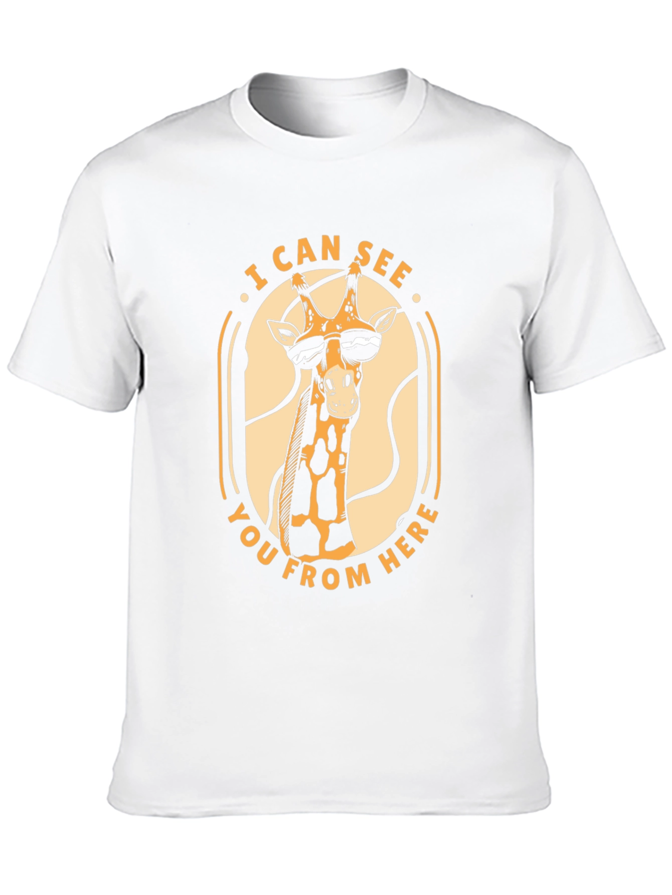 Cool Giraffe Graphic Tee - I Can See You
