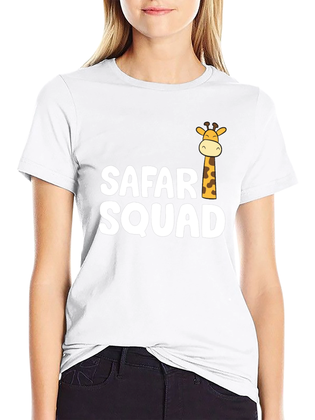 Safari Squad Giraffe Graphic T-Shirt