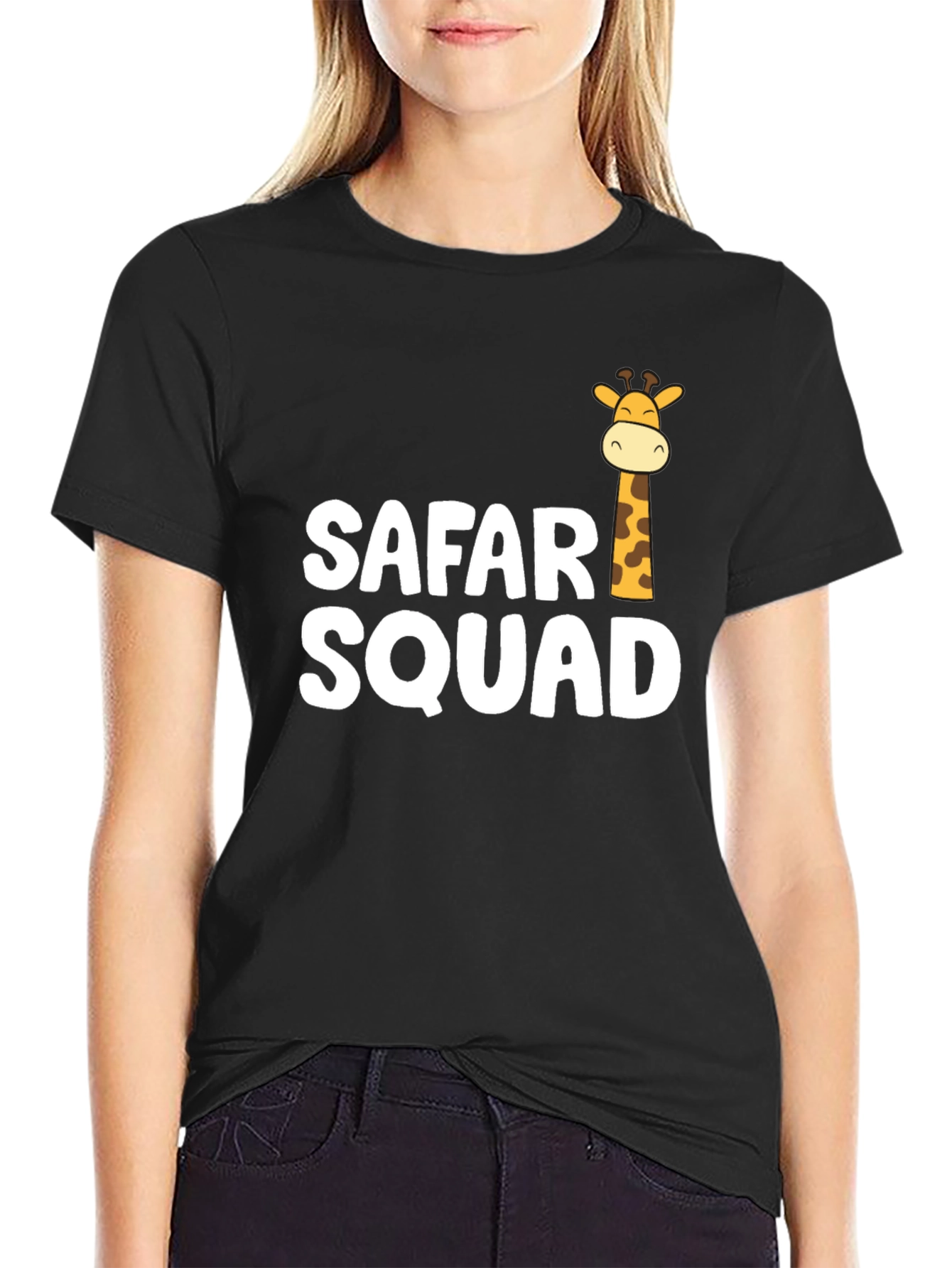 Safari Squad Giraffe Graphic T-Shirt