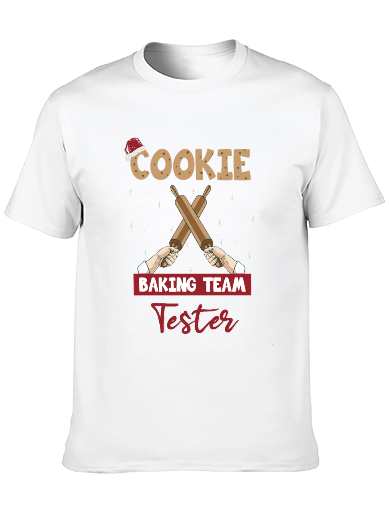 Cookie Baking Team Tester Black T-Shirt