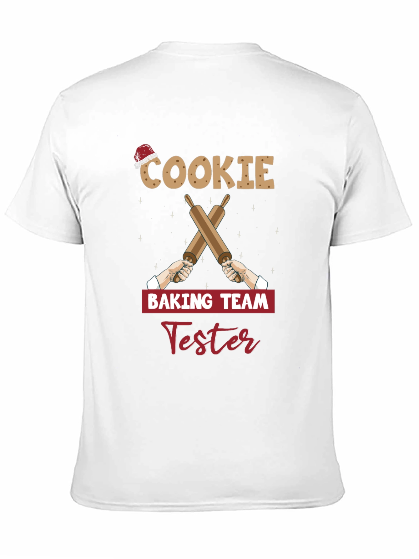 Cookie Baking Team Tester Black T-Shirt