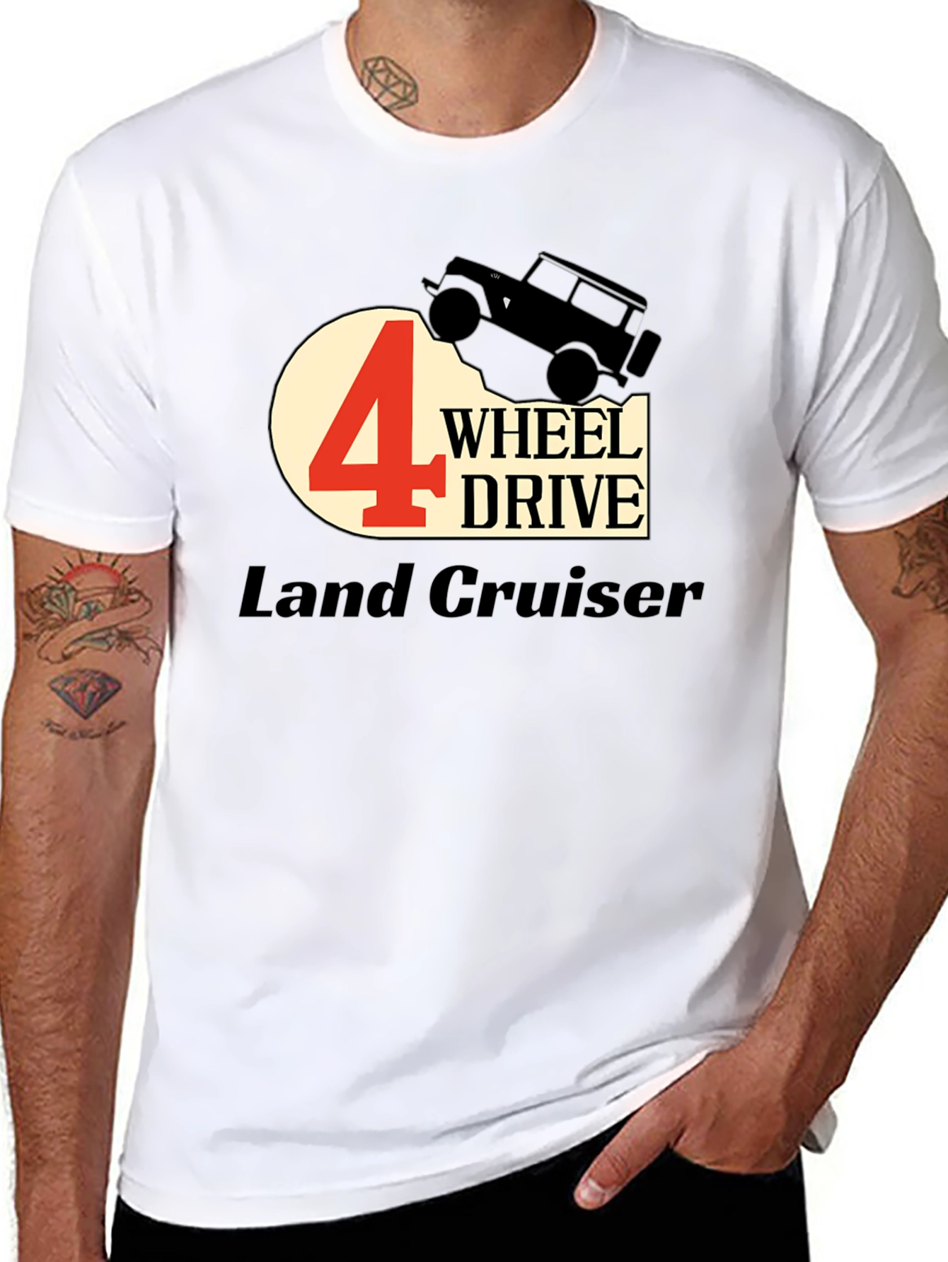 4 Wheel Drive Land Cruiser Graphic Tee