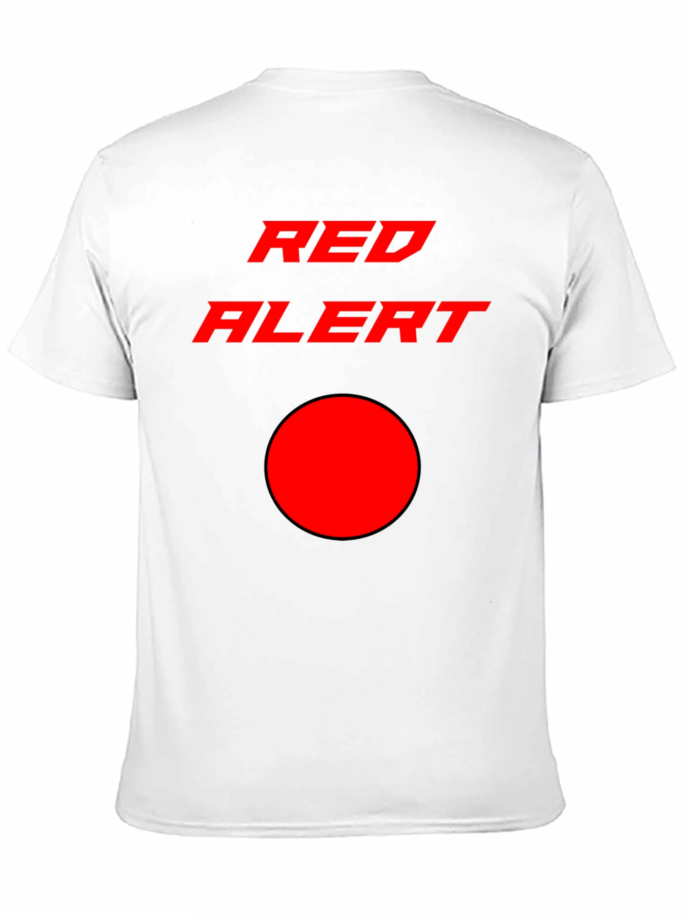 Red Alert Graphic T-Shirt - Stylish & Eye-Catching Design