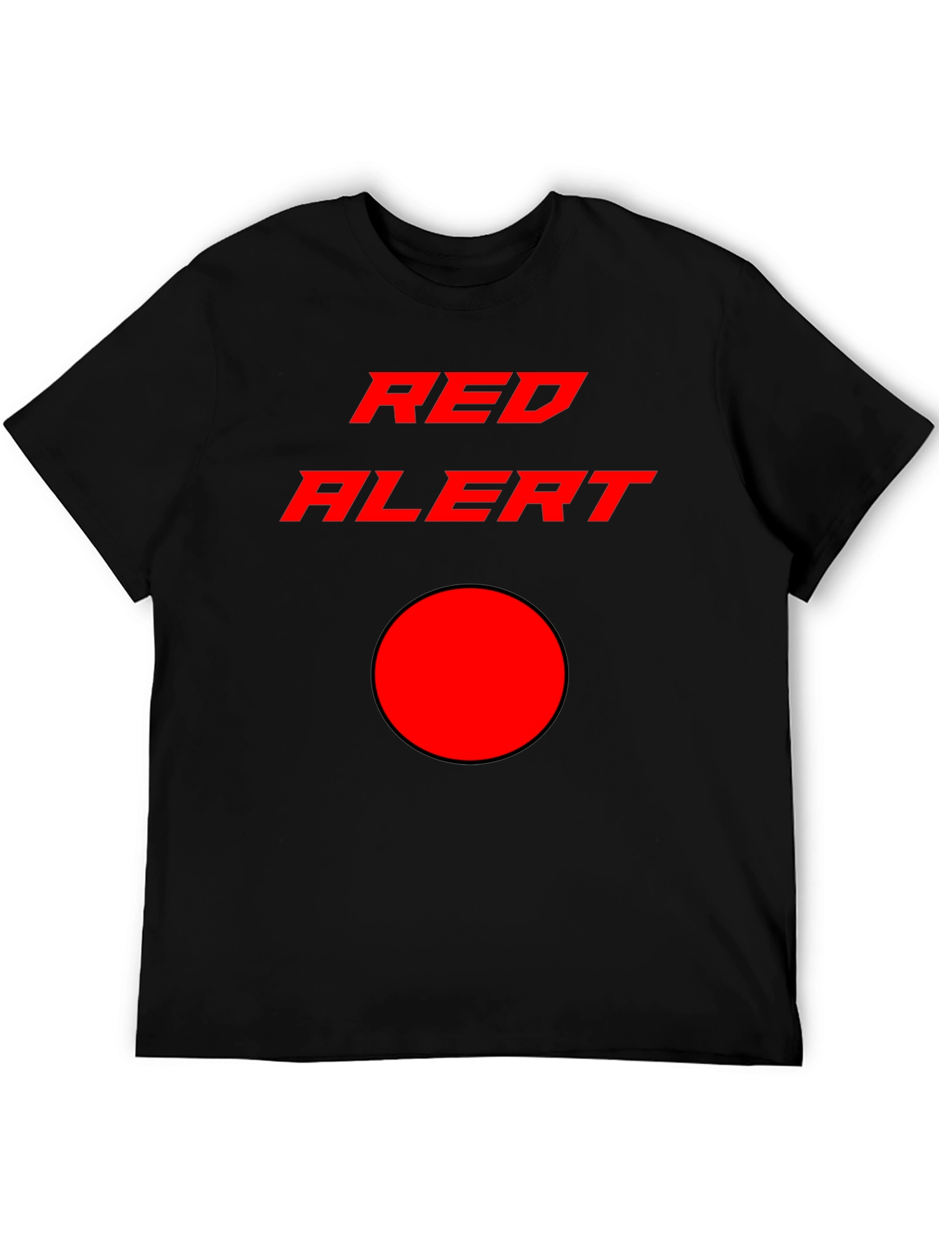 Red Alert Graphic T-Shirt - Stylish & Eye-Catching Design