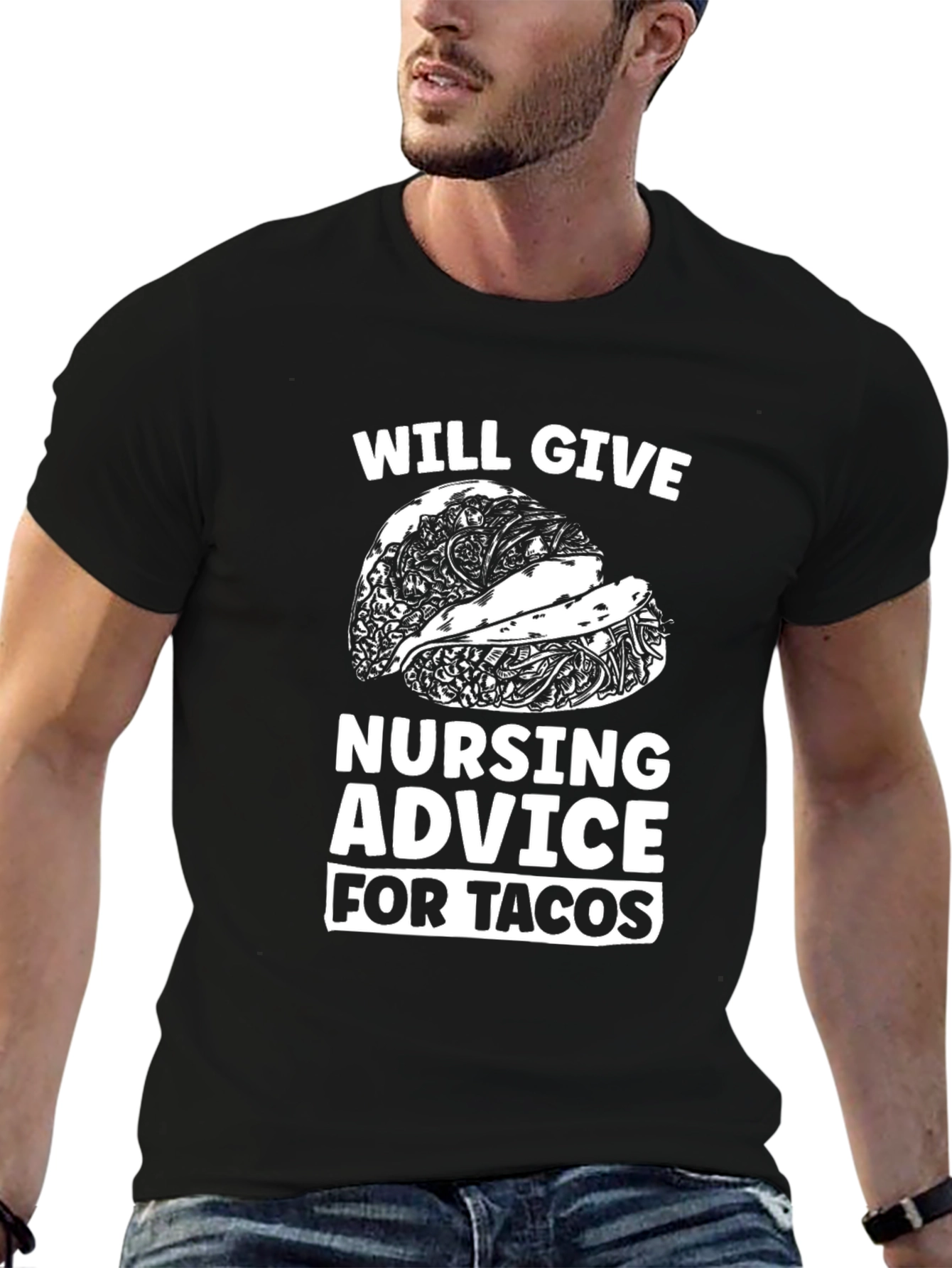 Nursing Advice for Tacos Graphic Tee