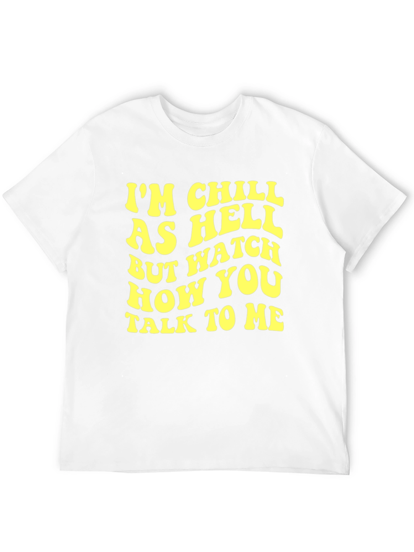 Chill As Hell Black Graphic Tee