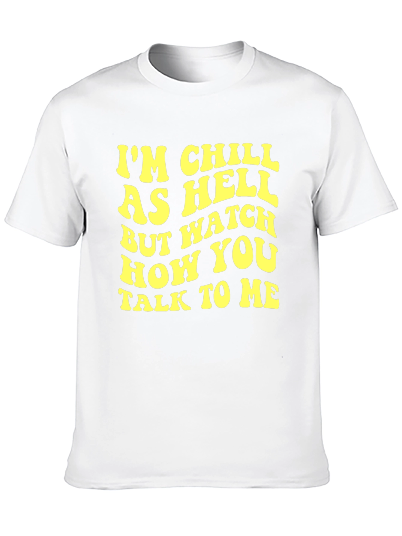 Chill As Hell Black Graphic Tee