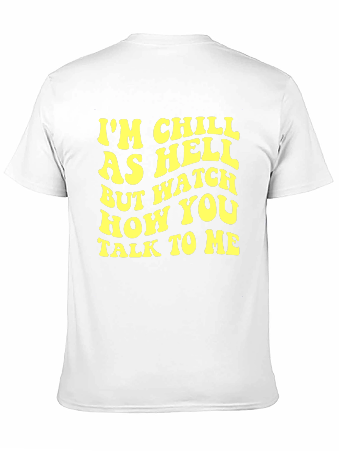 Chill As Hell Black Graphic Tee