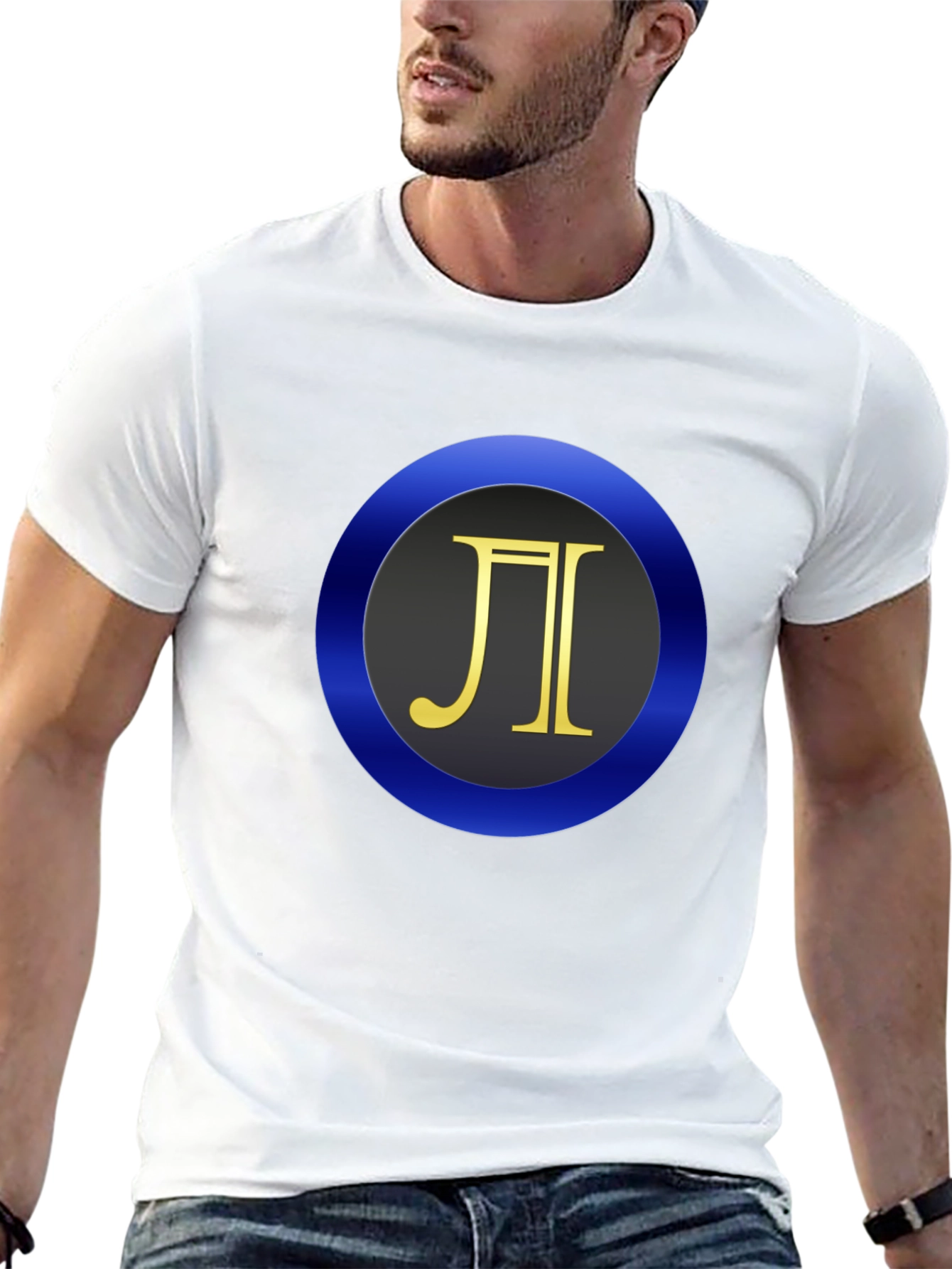 Symbol Circle Graphic Tee - Bold & Unique Style