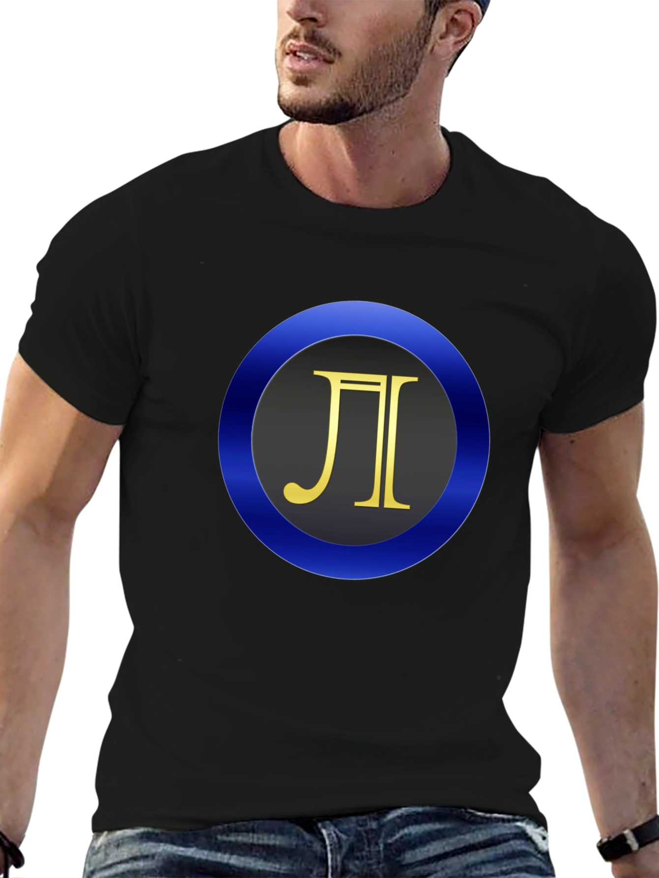 Symbol Circle Graphic Tee - Bold & Unique Style