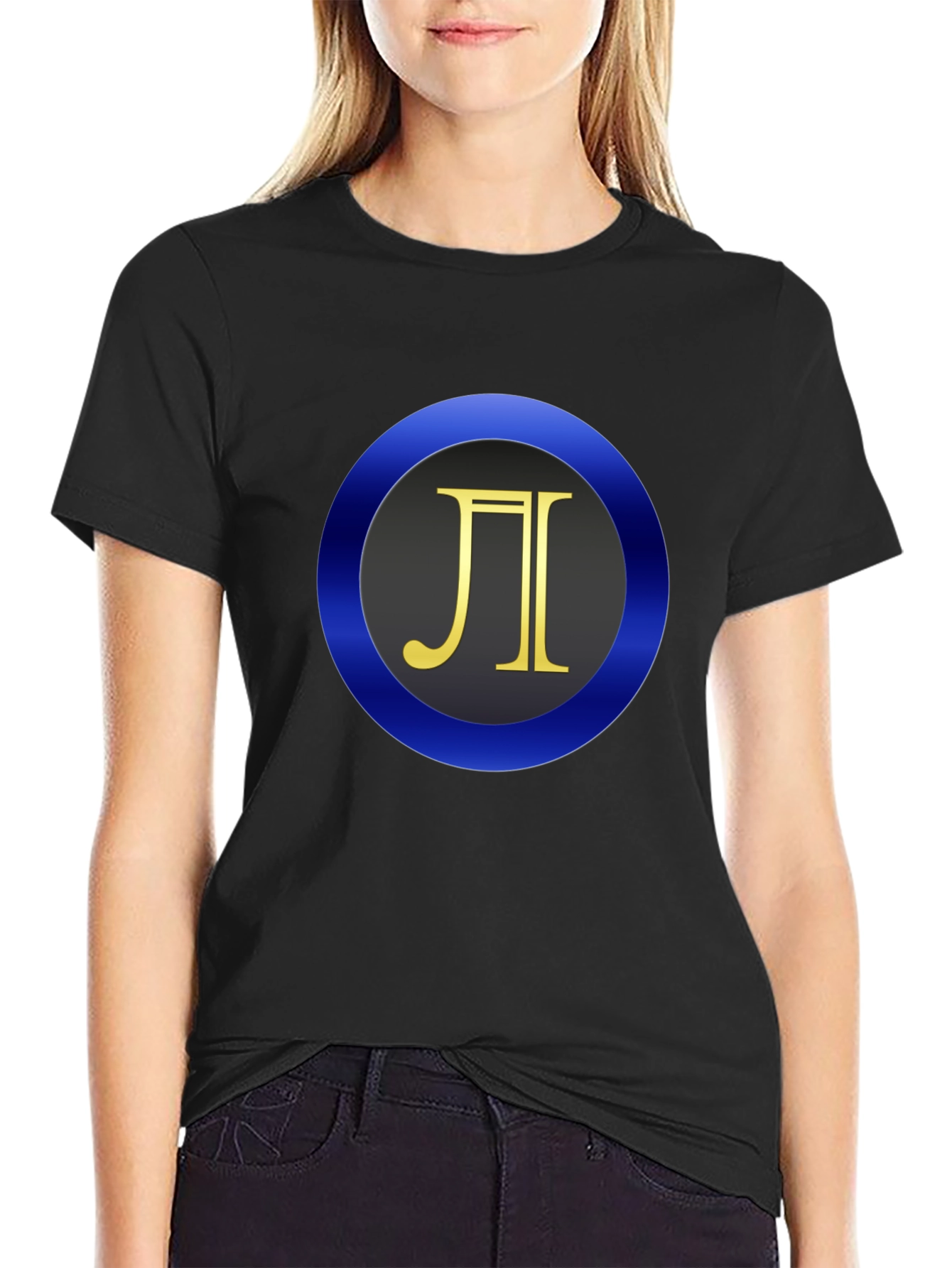 Symbol Circle Graphic Tee - Bold & Unique Style