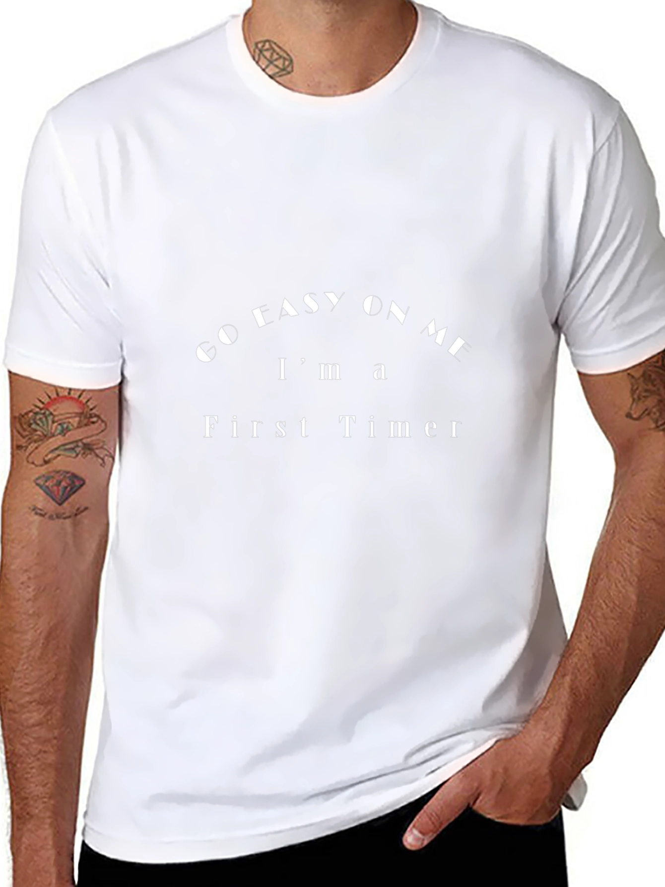 Go Easy On Me First Timer Black T-Shirt