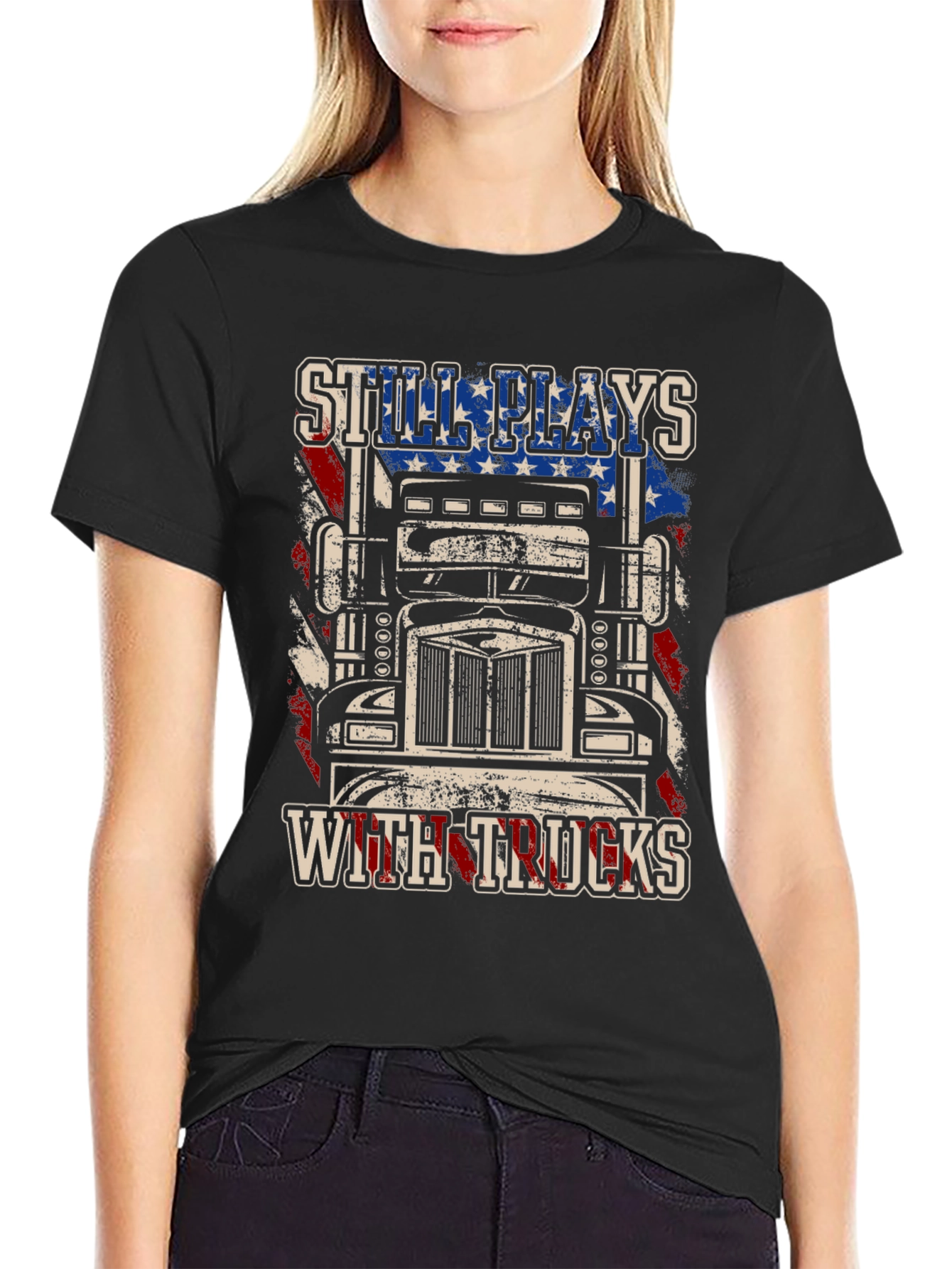 Still Plays with Trucks T-Shirt