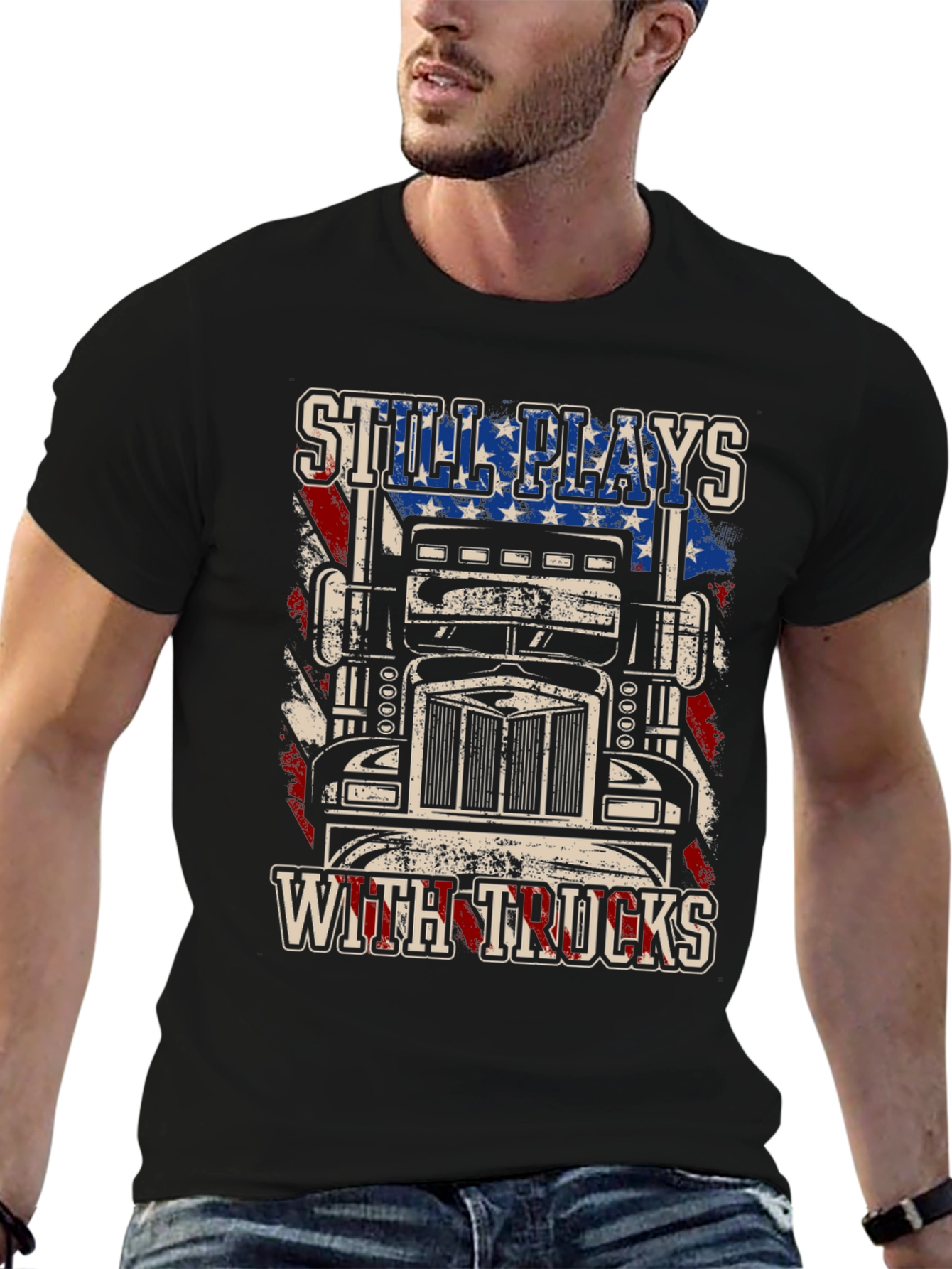 Still Plays with Trucks T-Shirt