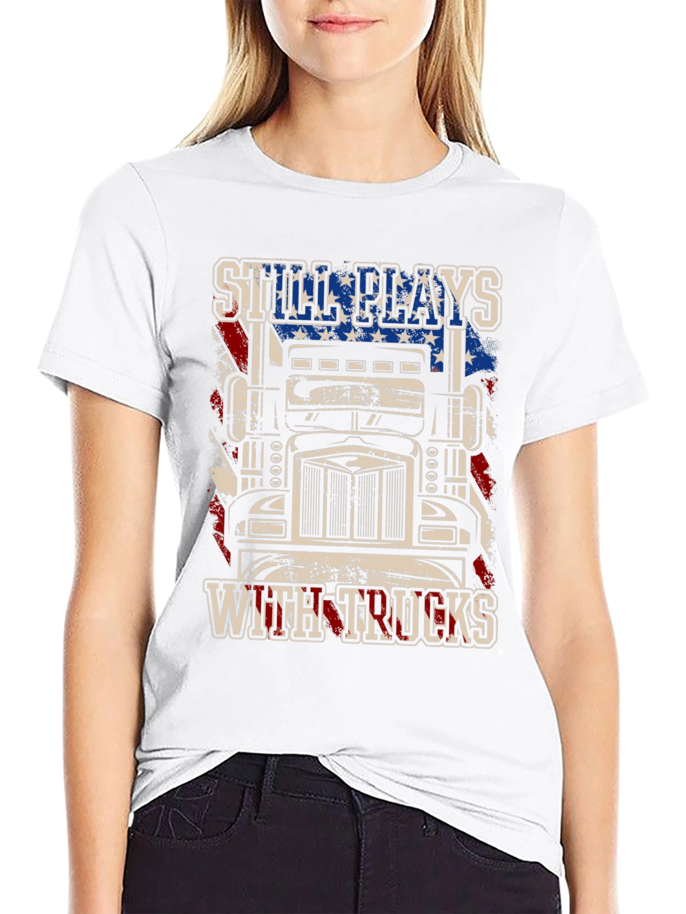 Still Plays with Trucks T-Shirt
