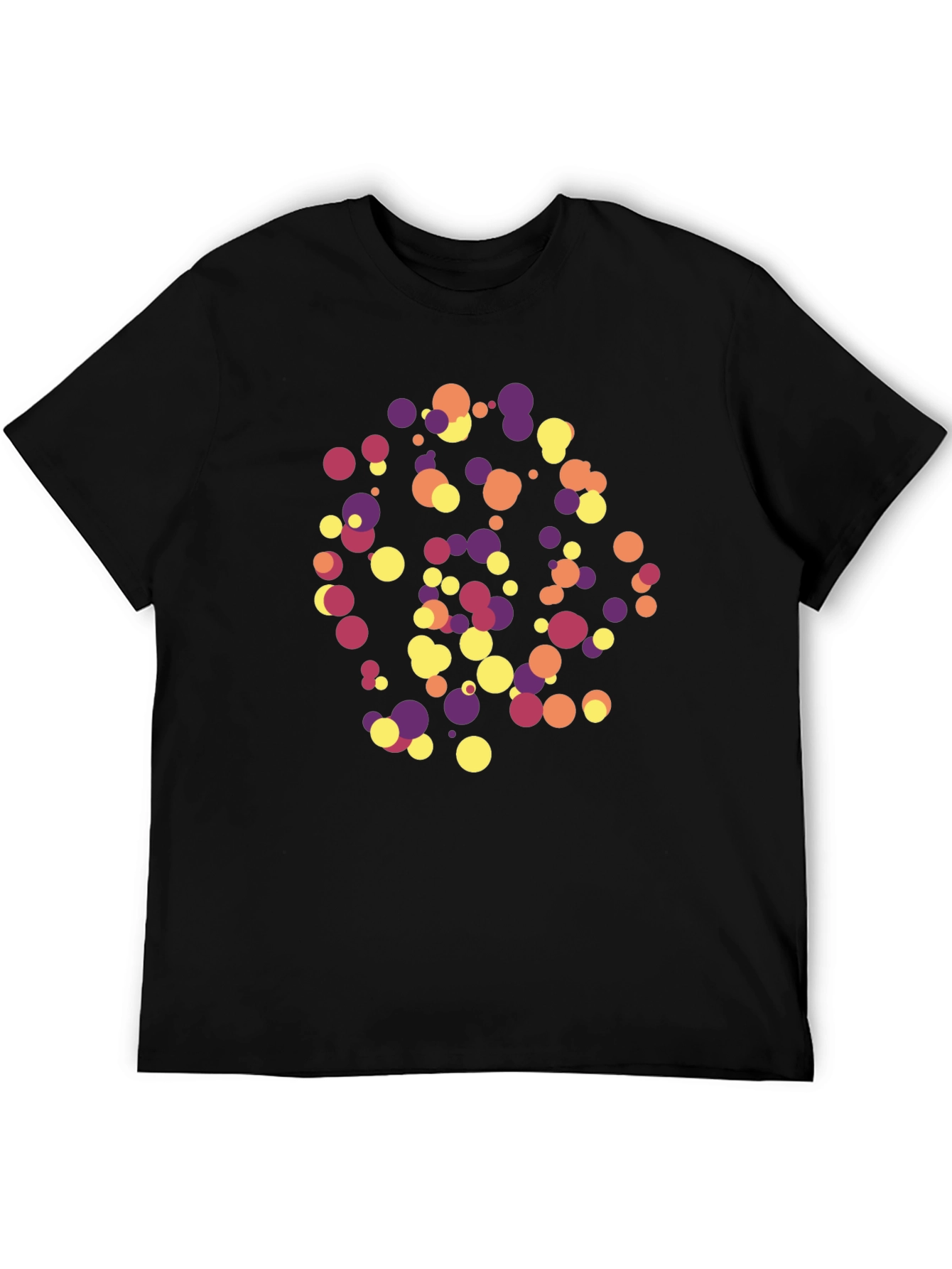 Abstract Dot Pattern T-Shirt - Modern Style