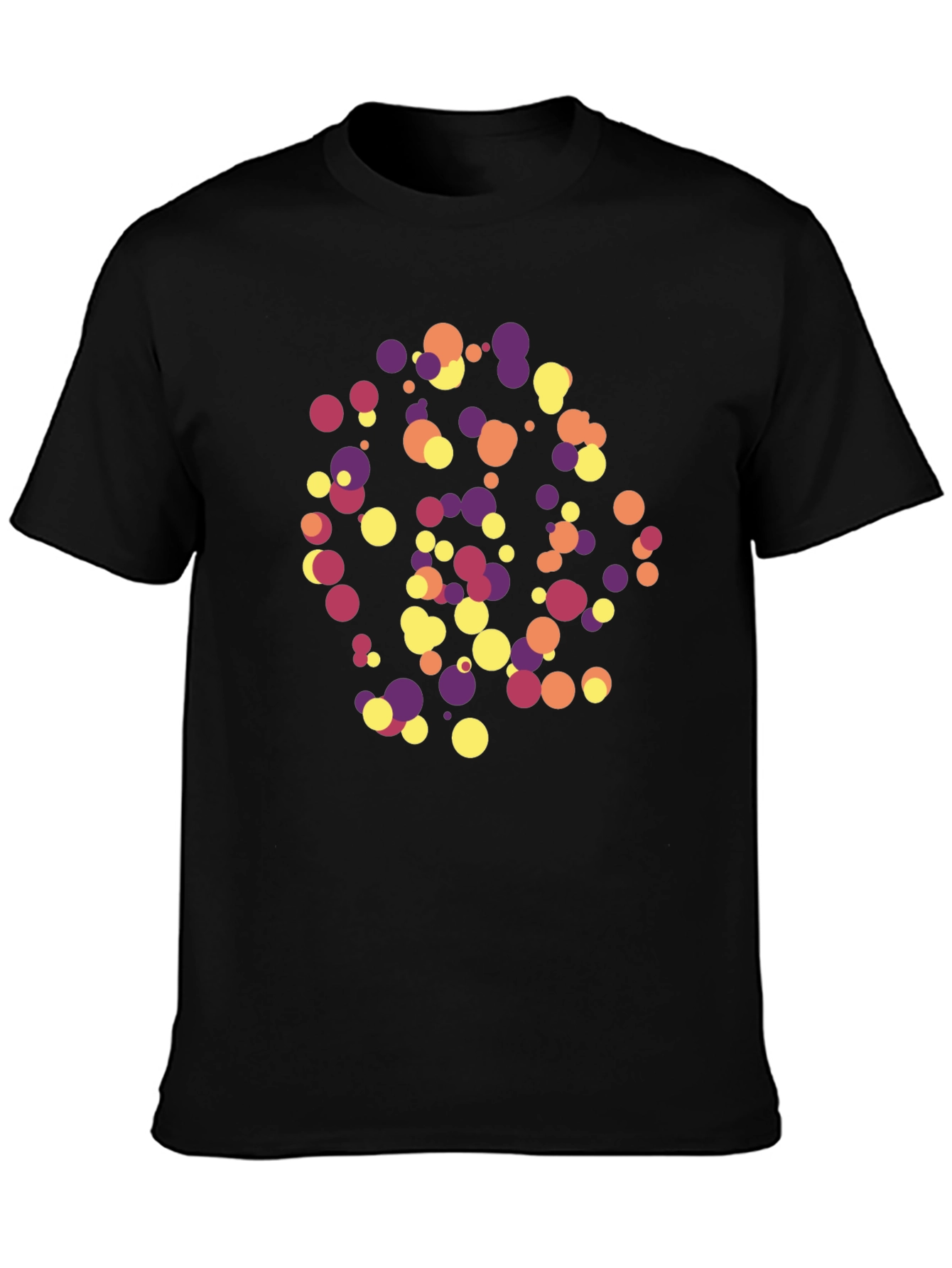 Abstract Dot Pattern T-Shirt - Modern Style