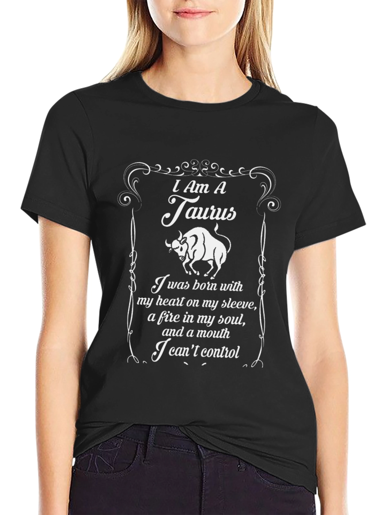 I Am A Taurus Zodiac Sign Graphic Tee