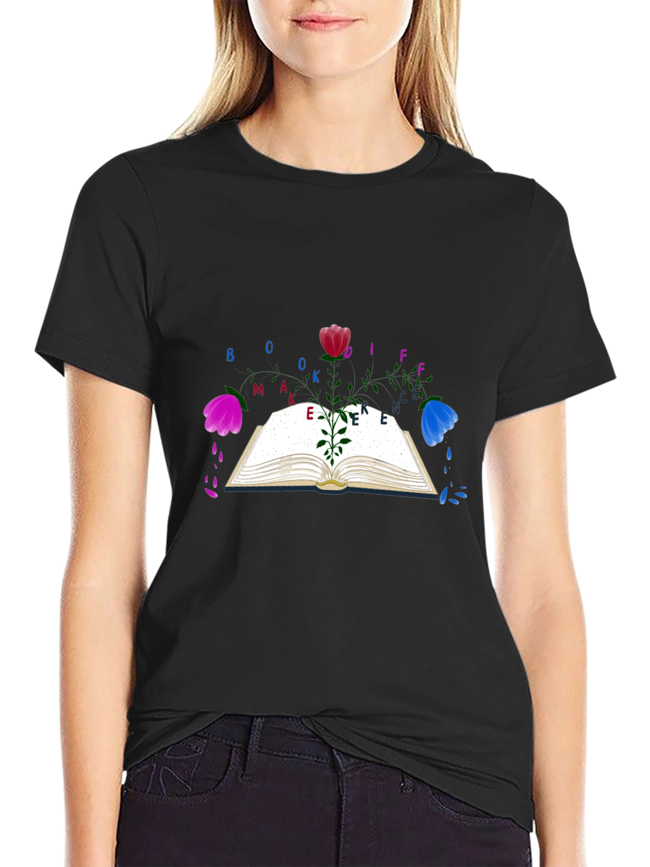 Book Make Difference Tee