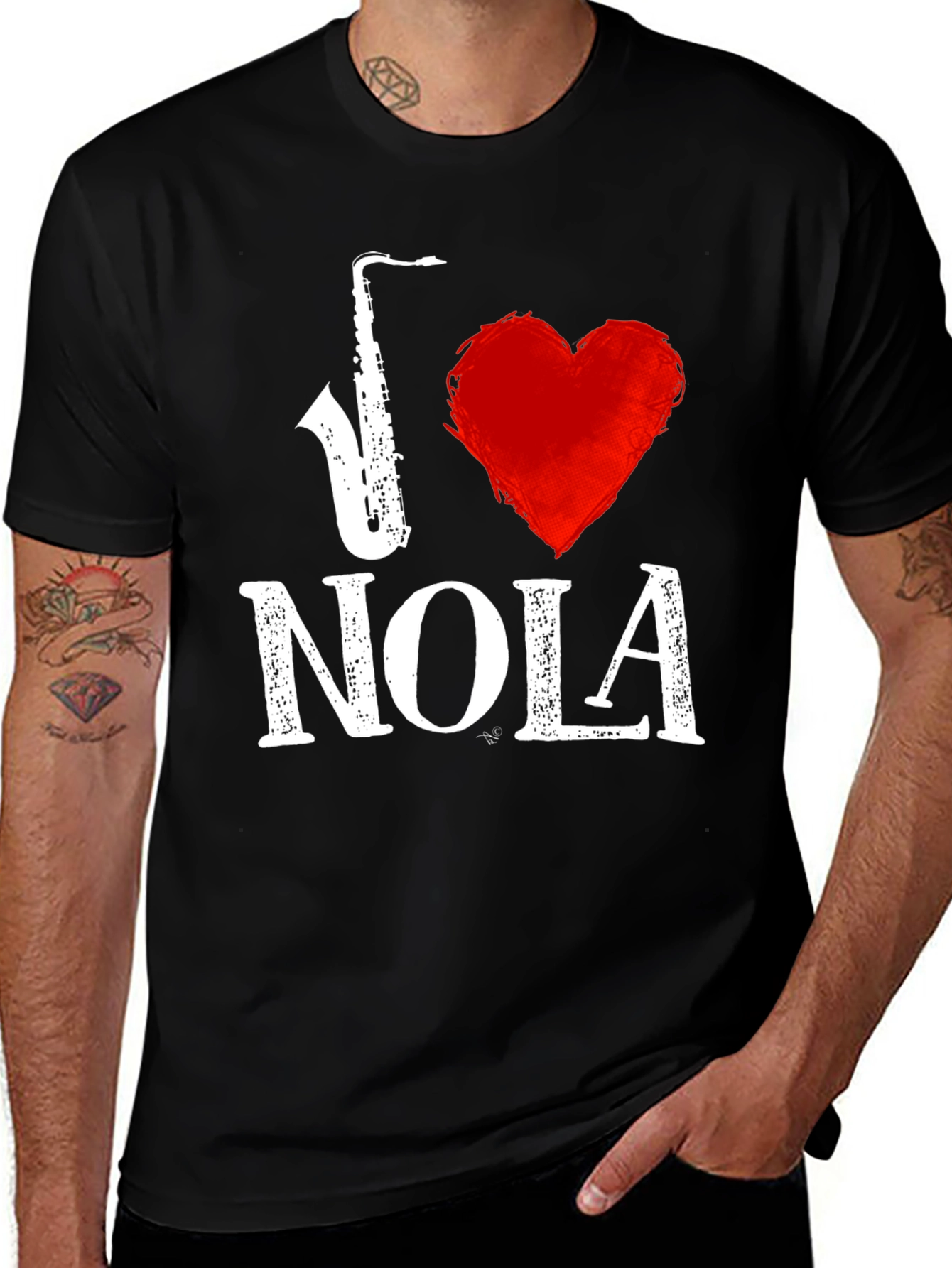 I Saxophone Heart NOLA T-Shirt
