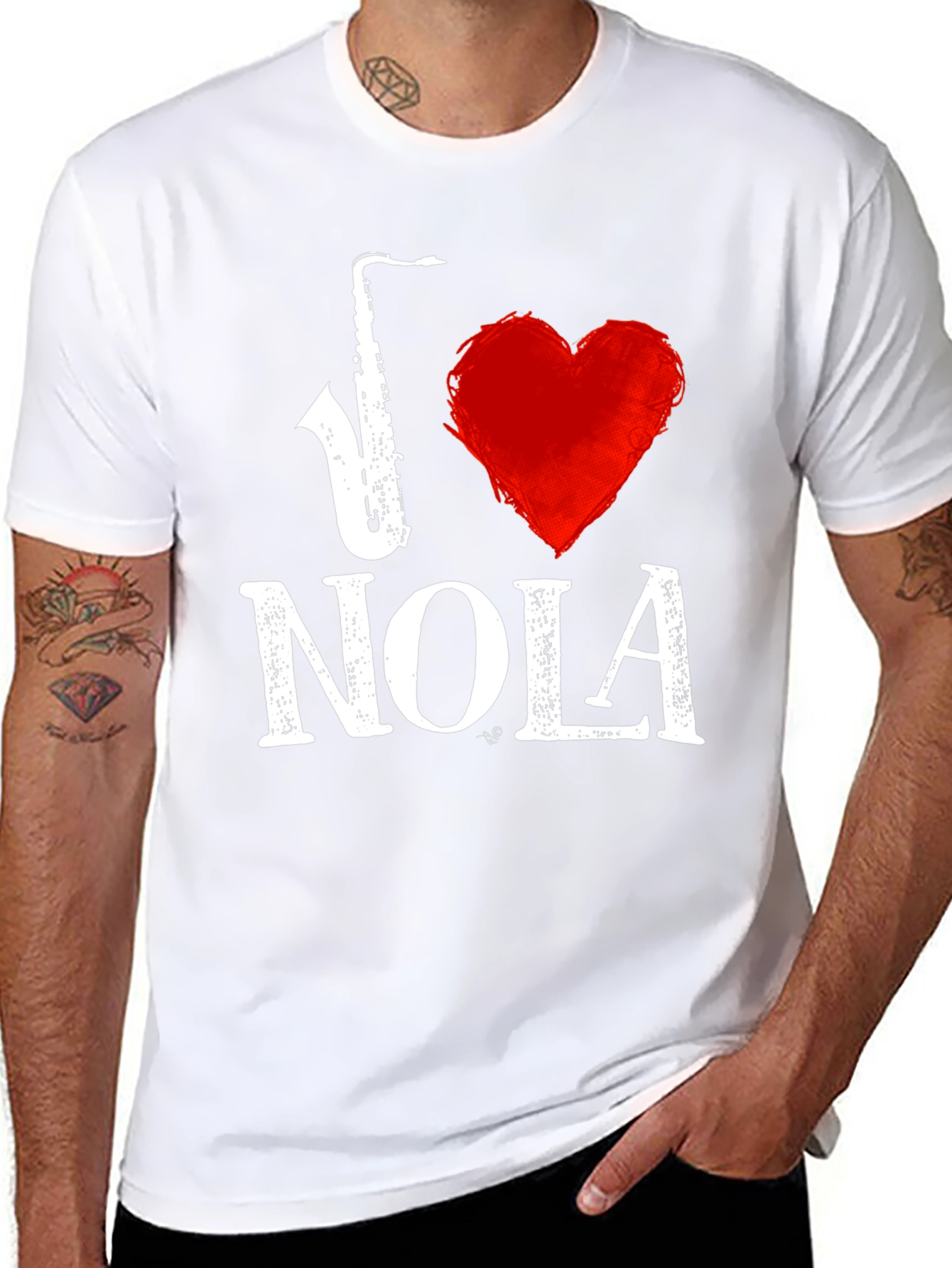 I Saxophone Heart NOLA T-Shirt