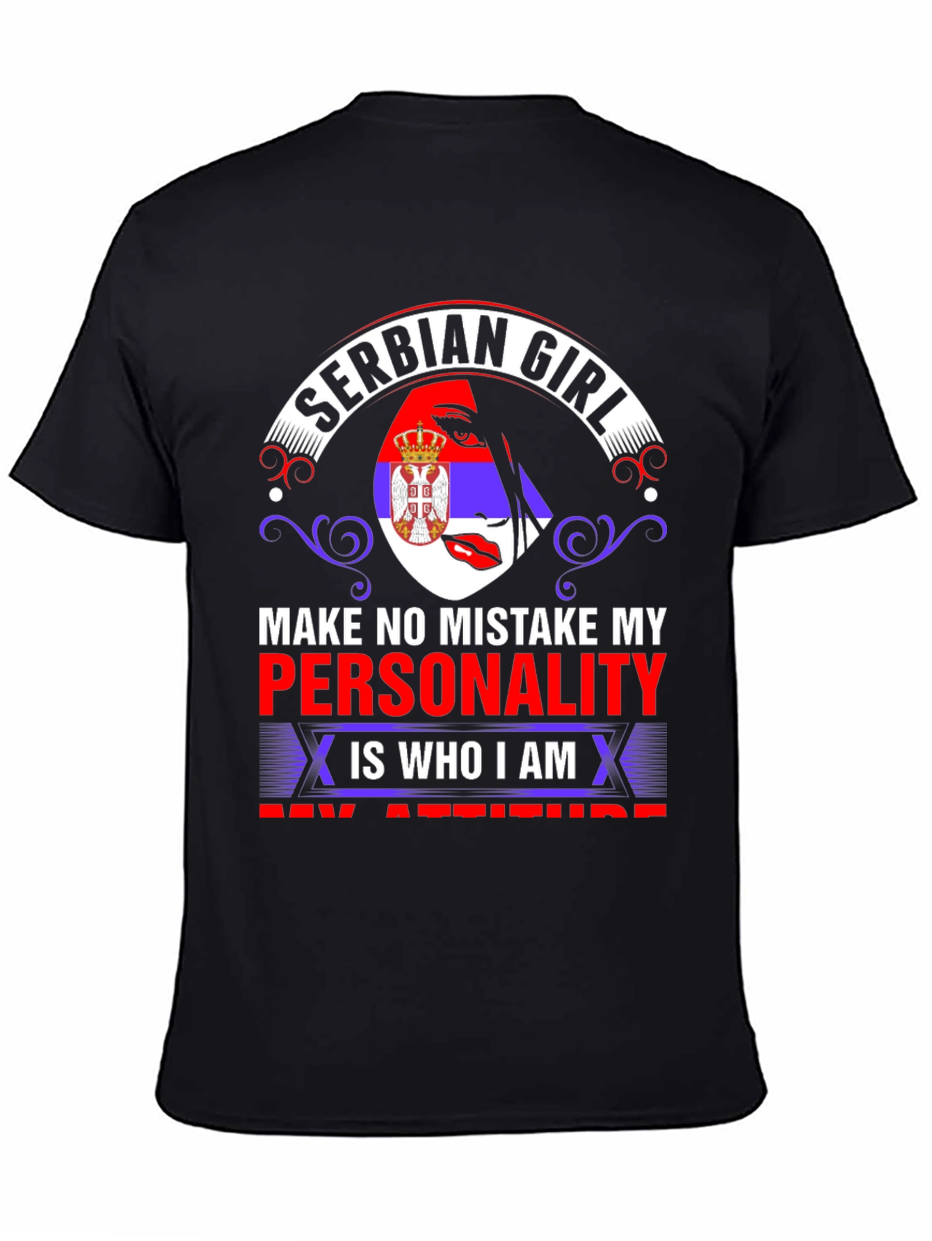 Serbian Girl Personality T-Shirt