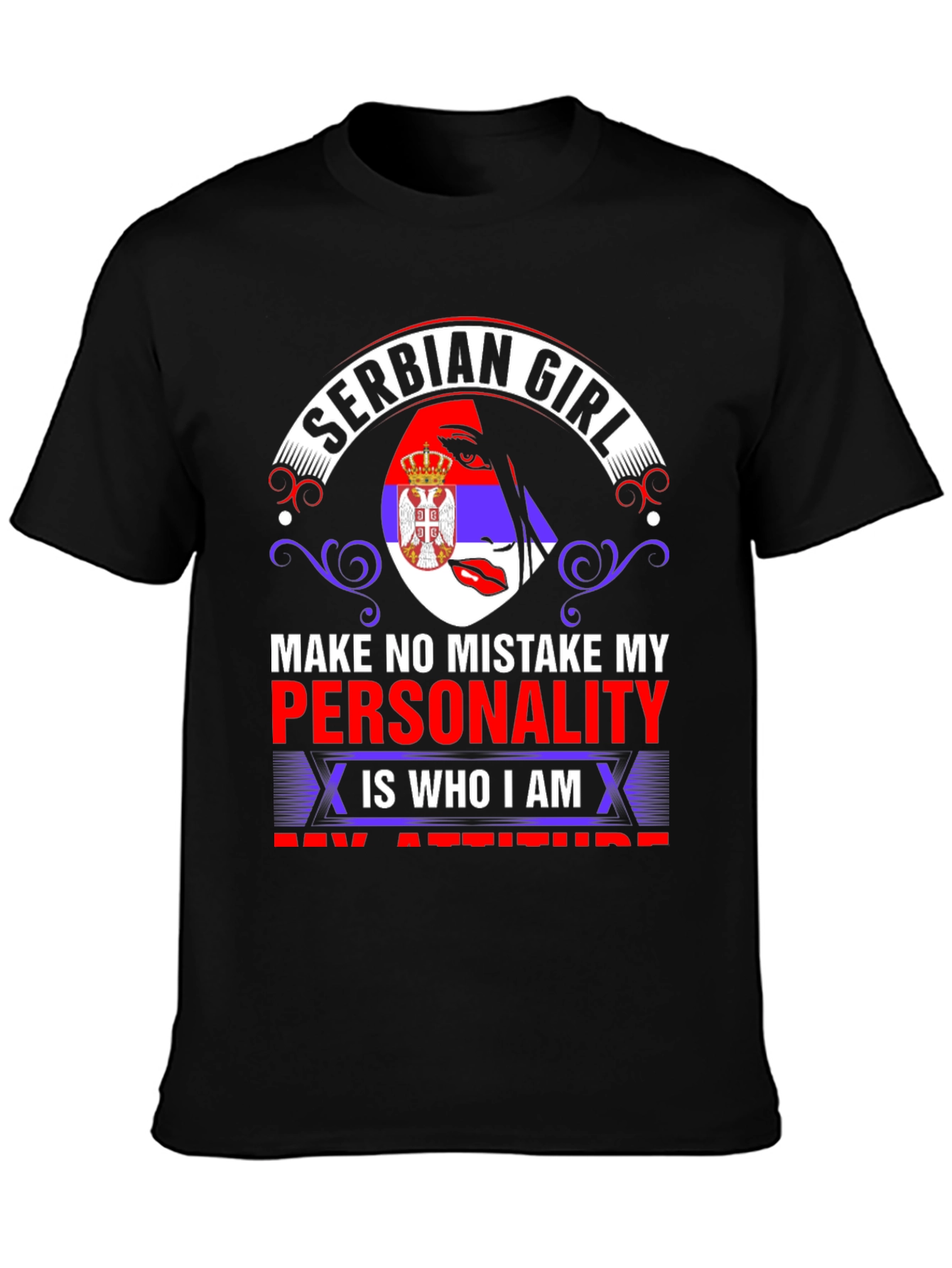 Serbian Girl Personality T-Shirt