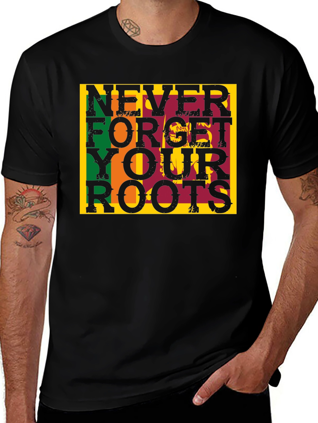 Never Forget Your Roots Graphic Tee