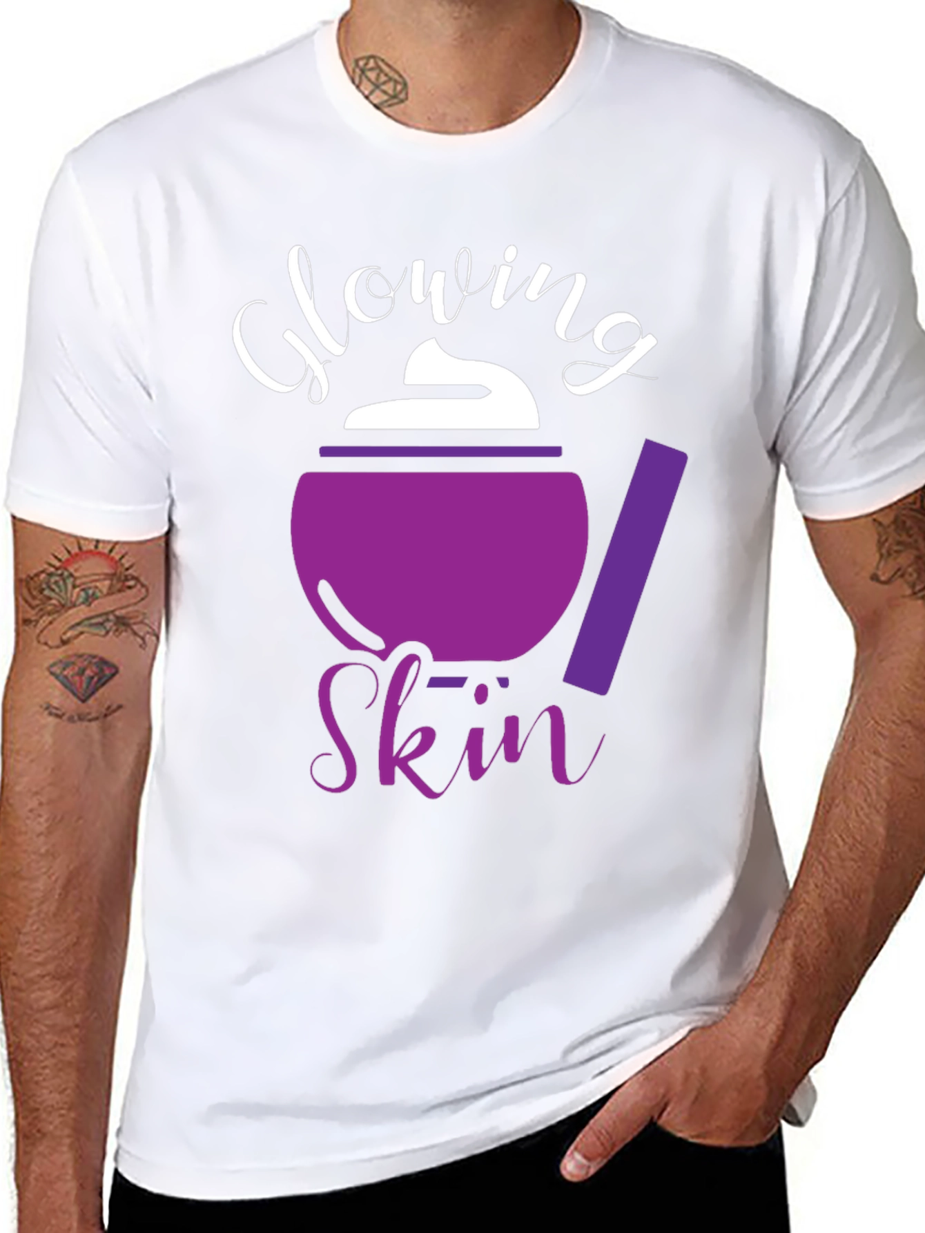 Glowing Skin T-Shirt - Unisex Fashion Tee