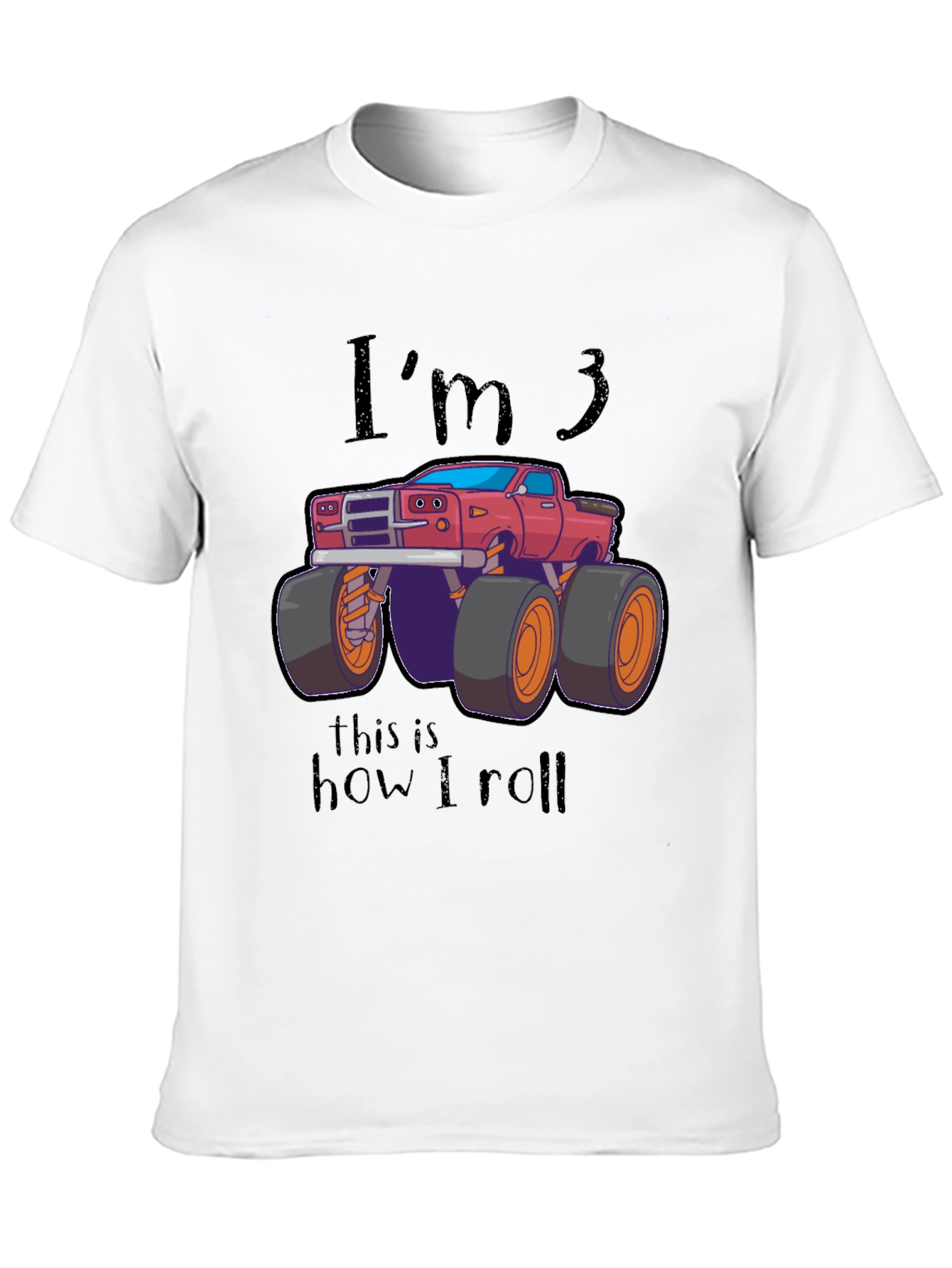 Im 3 Monster Truck Birthday T-Shirt