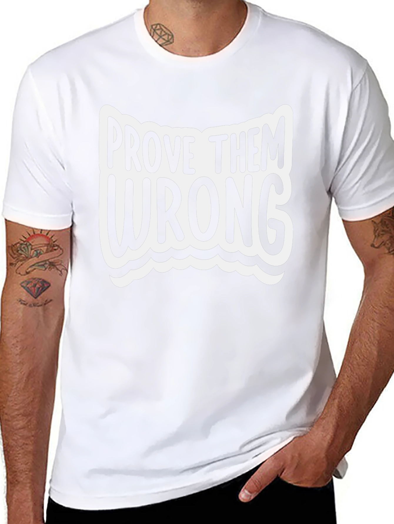 Prove Them Wrong Black Graphic Tee