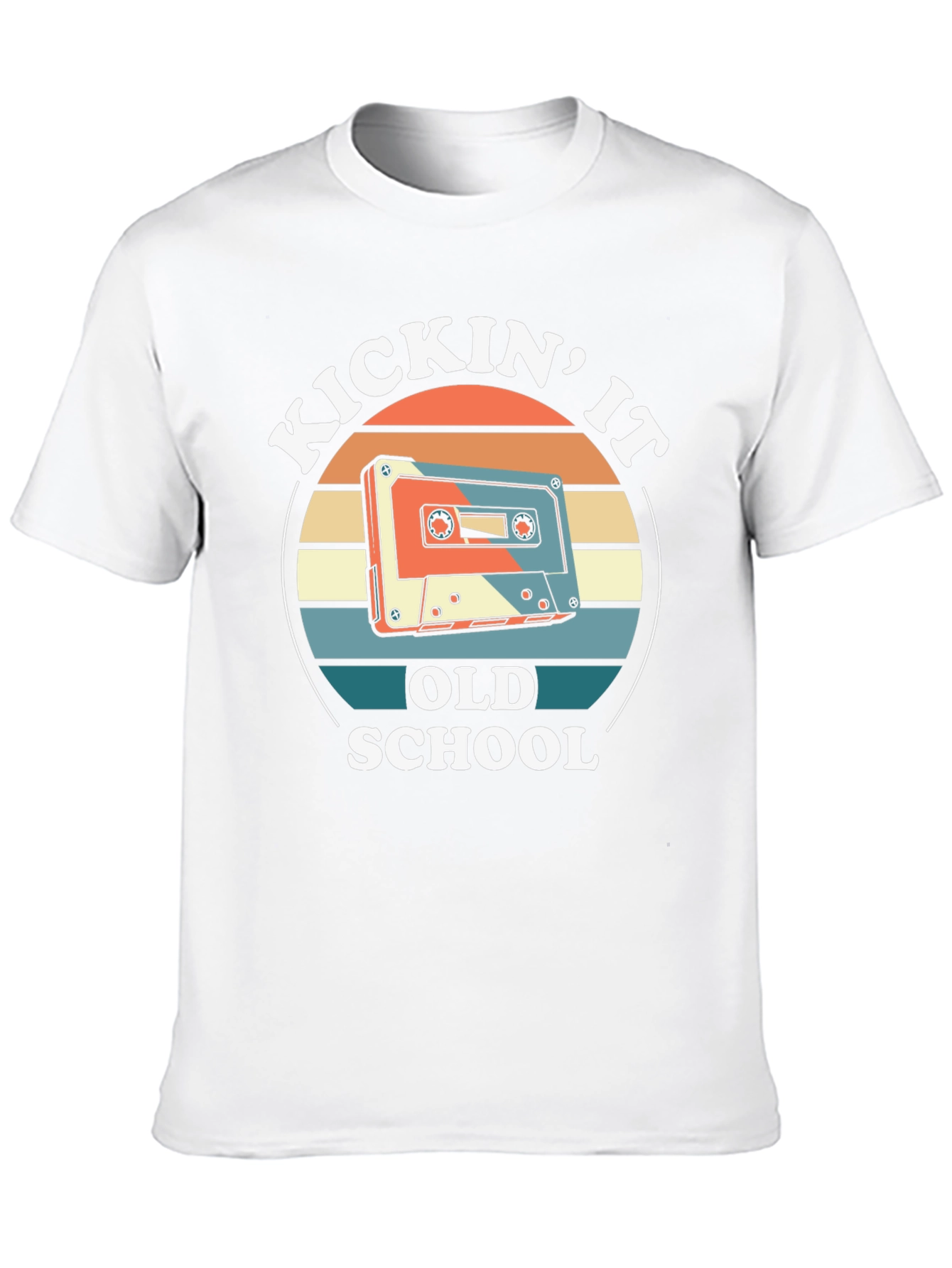 Kickin It Old School Cassette Tape T-Shirt