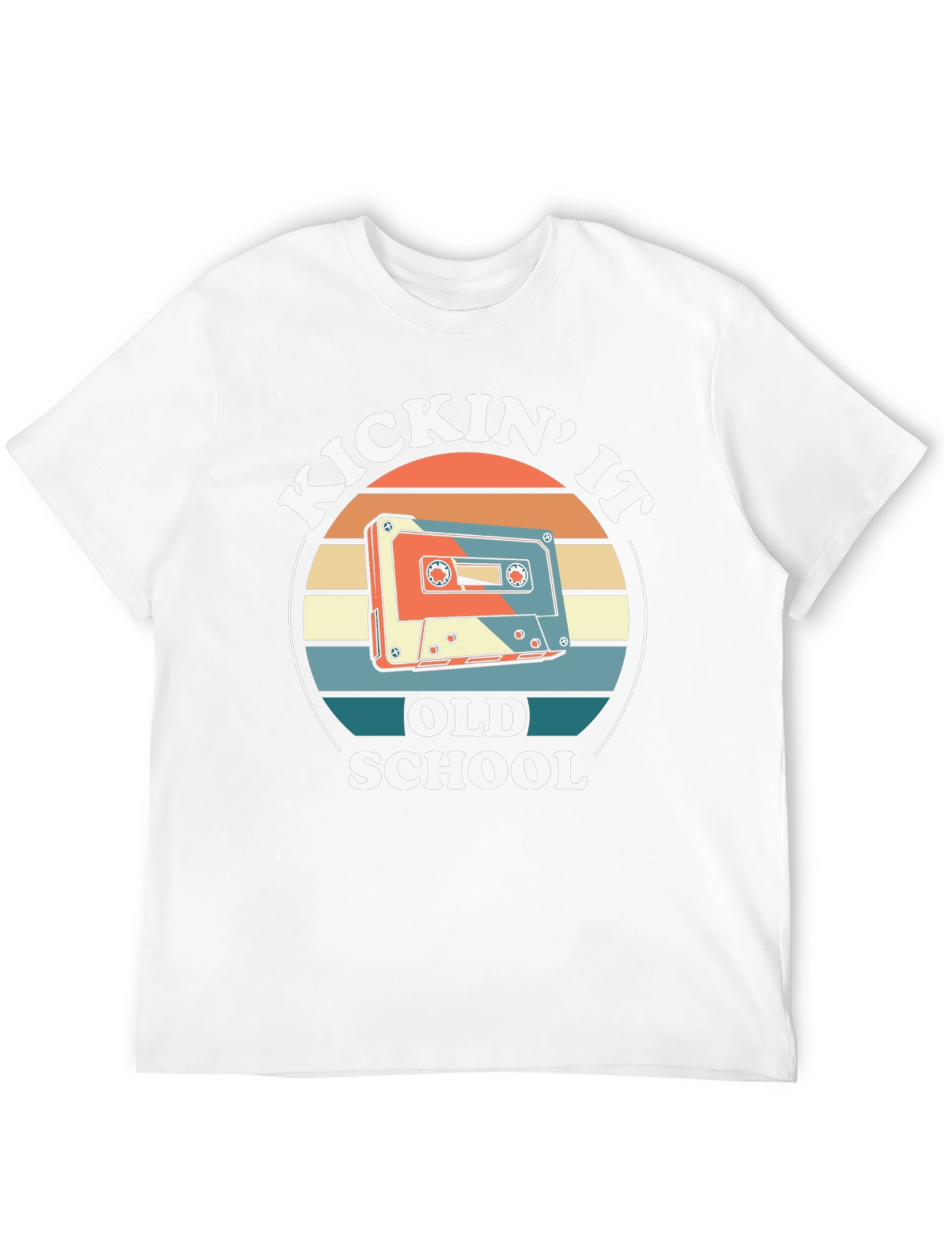 Kickin It Old School Cassette Tape T-Shirt