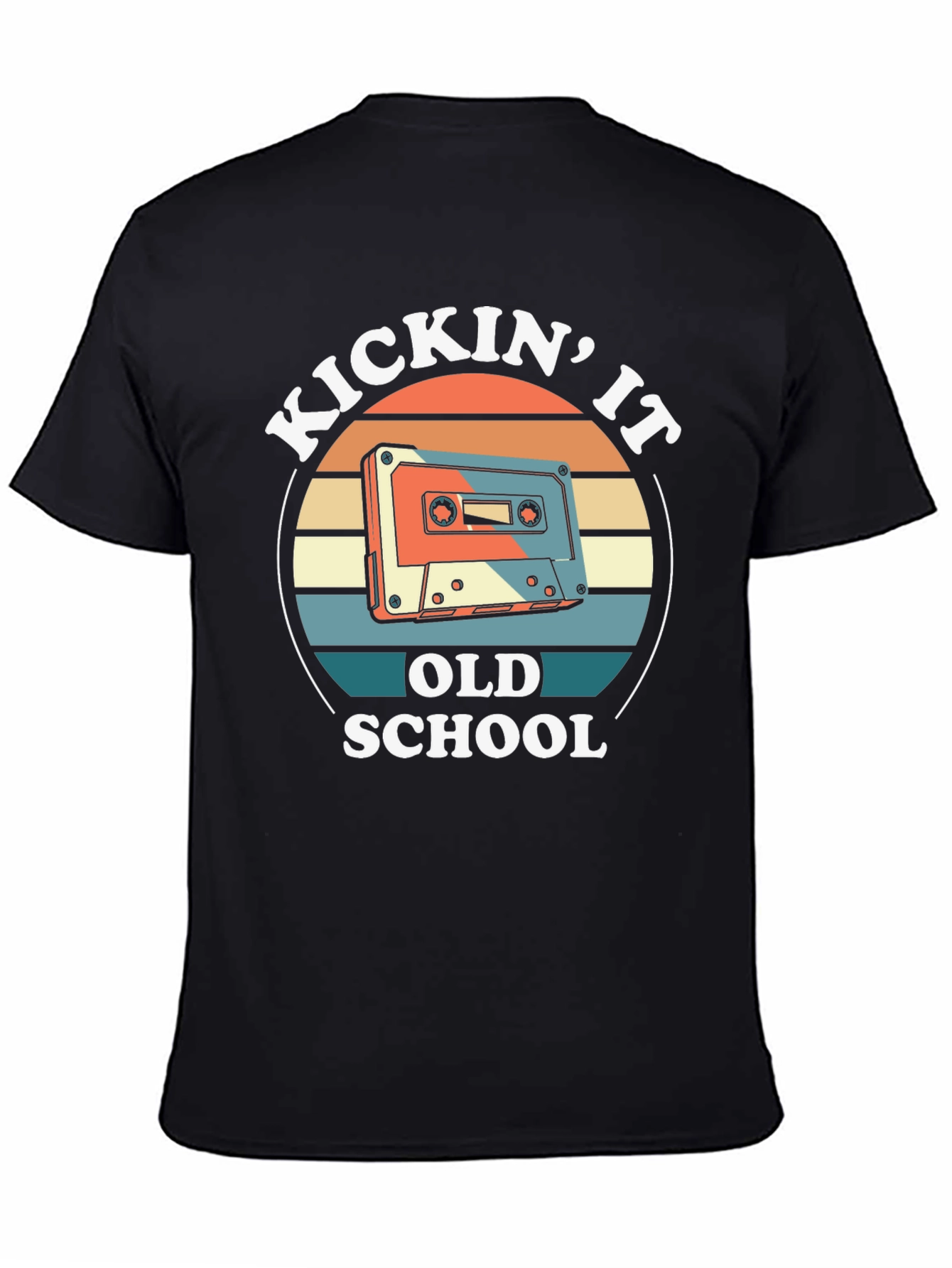Kickin It Old School Cassette Tape T-Shirt