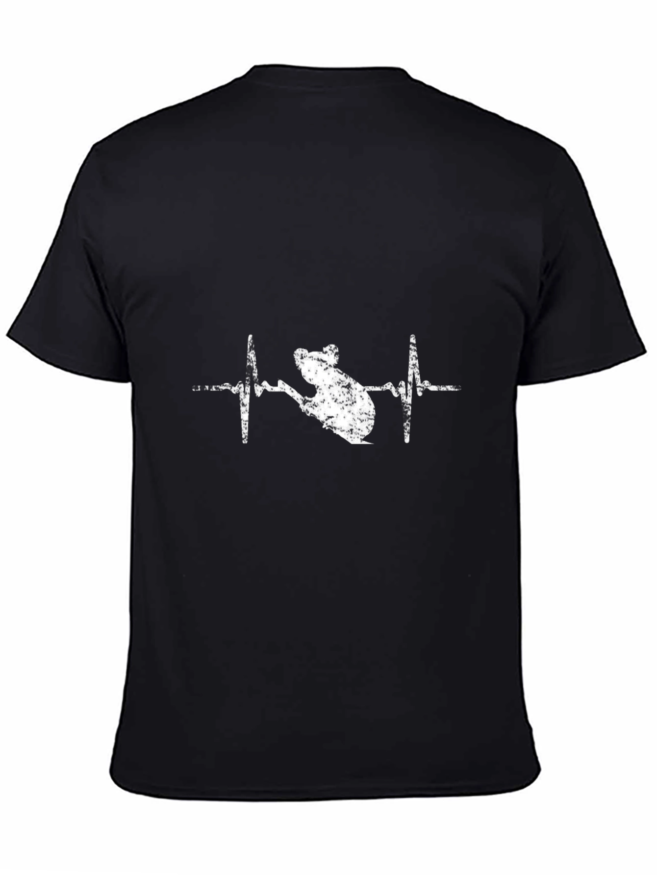 Koala Heartbeat Graphic Tee - Black