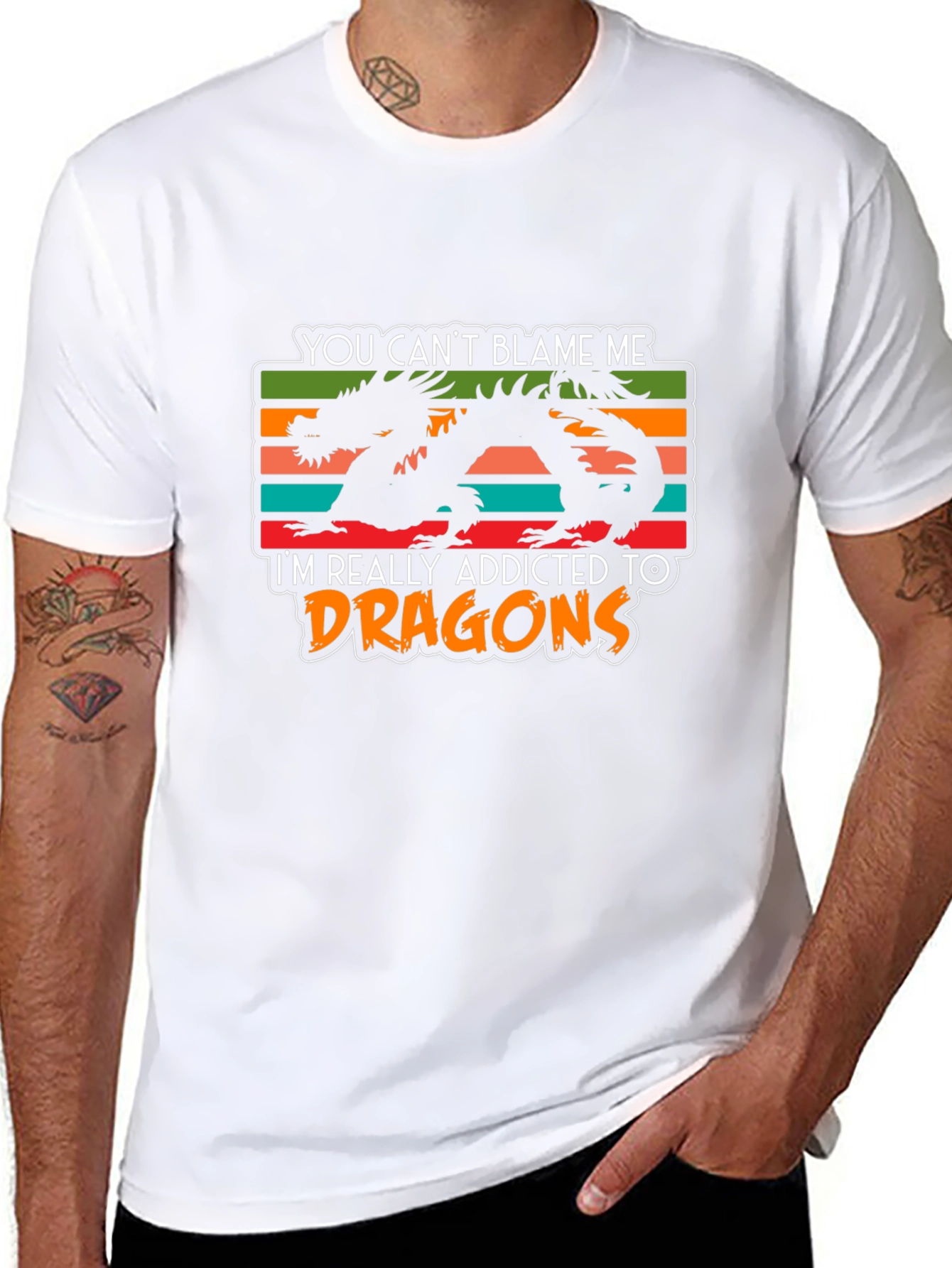 Addicted to Dragons Graphic Tee