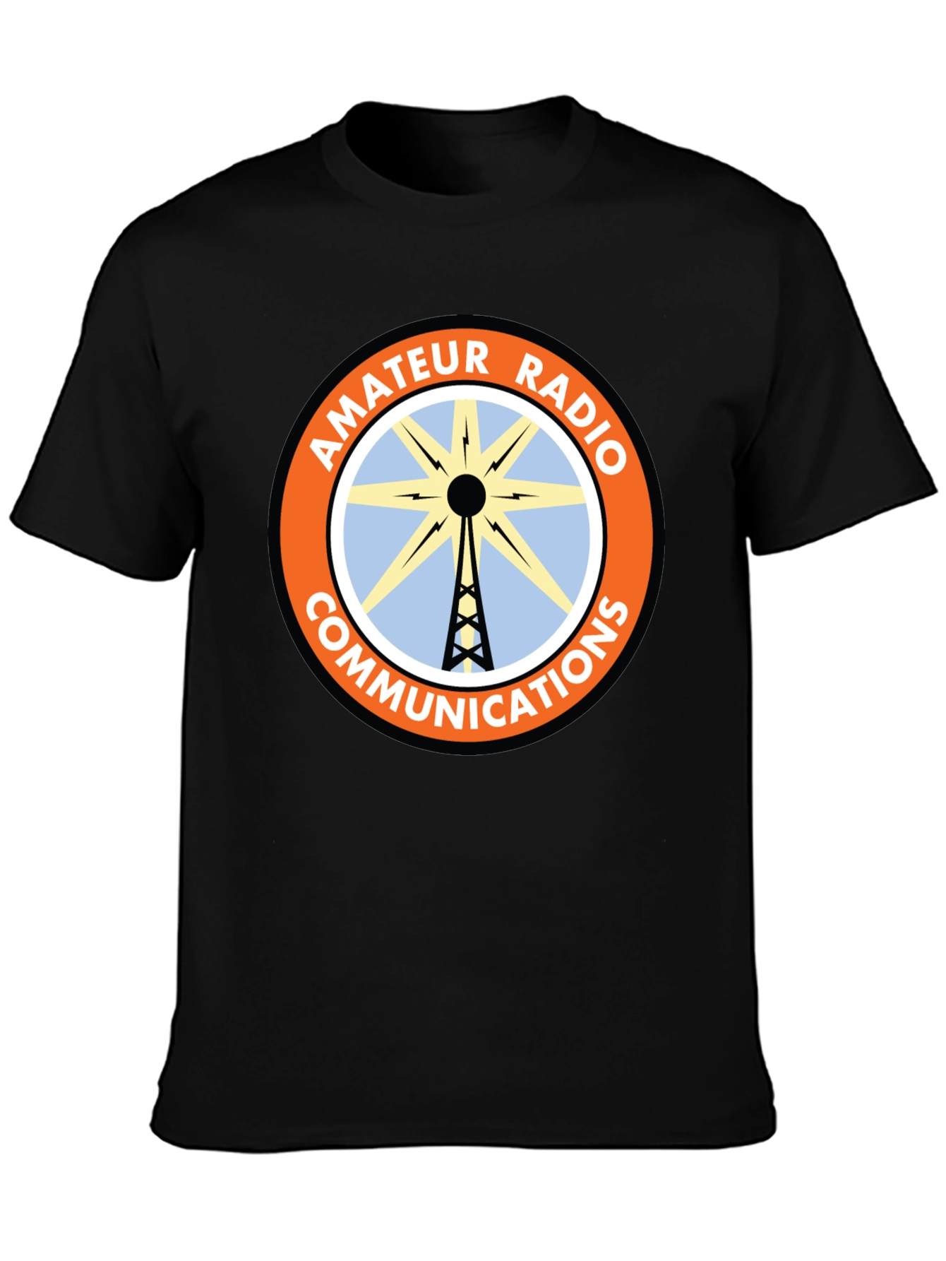 Amateur Radio Communications Black T-Shirt