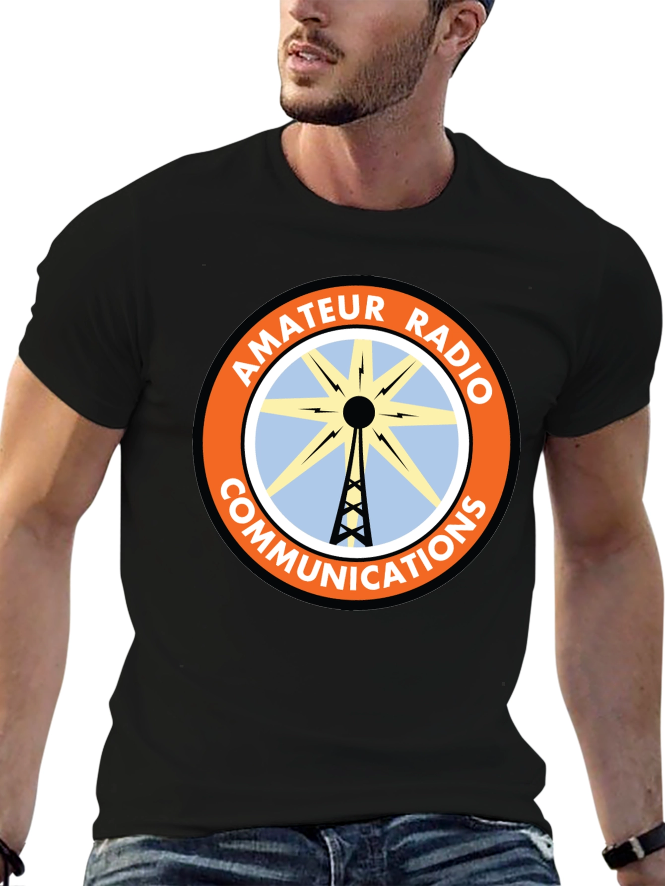 Amateur Radio Communications Black T-Shirt
