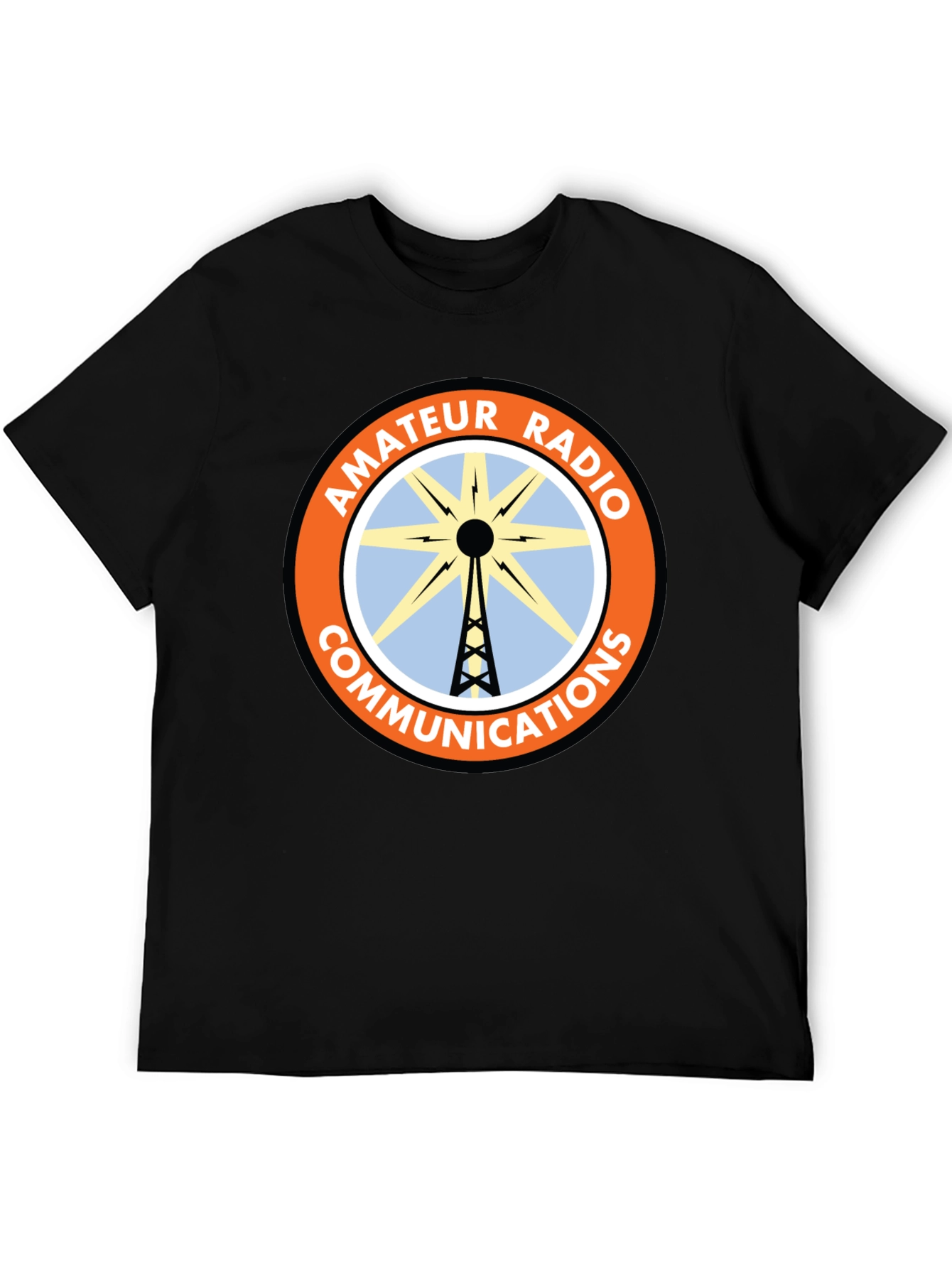 Amateur Radio Communications Black T-Shirt